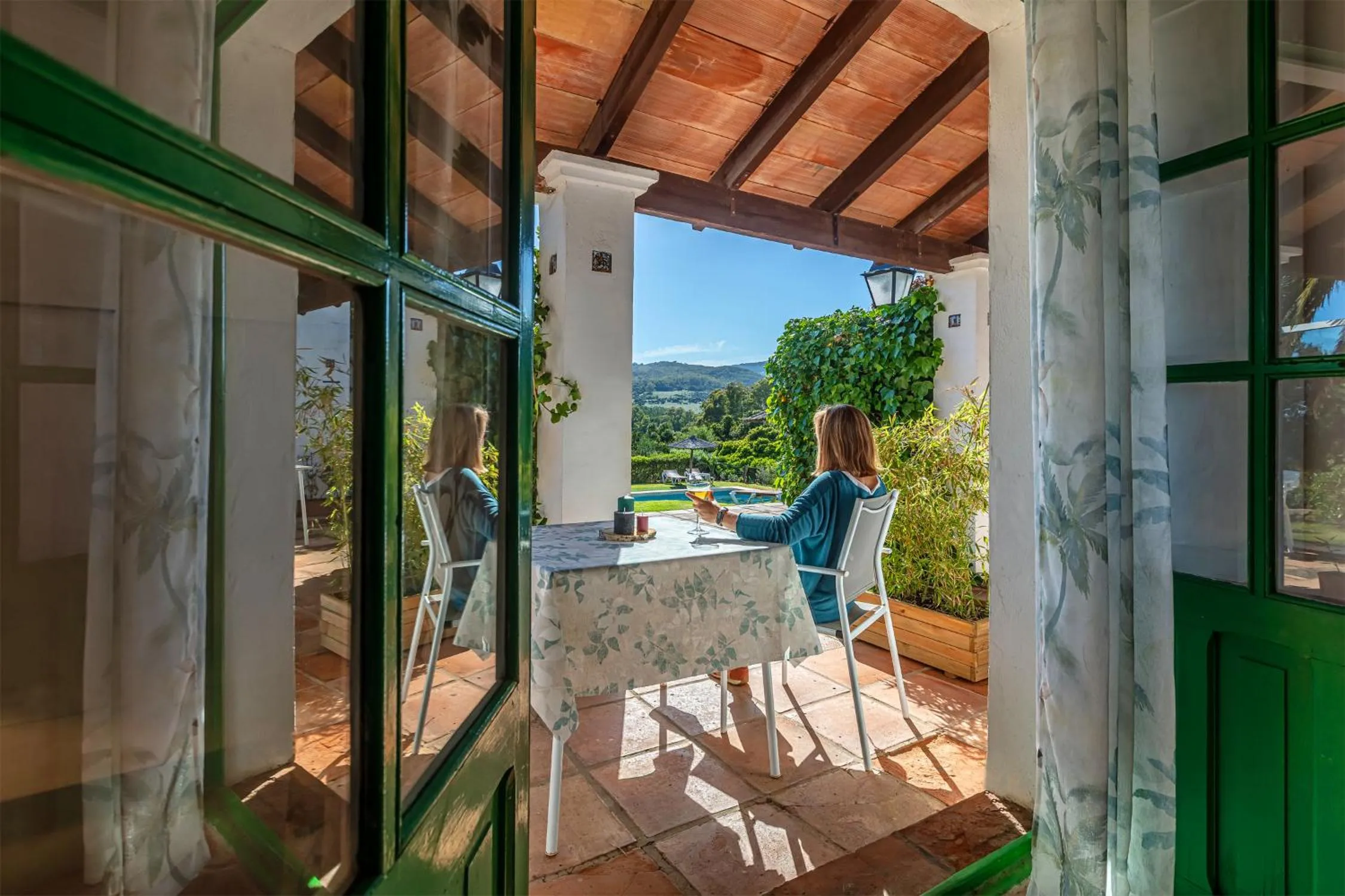 Balcony/Terrace in Hotel-Apart CORTIJO LAS PIÑAS
