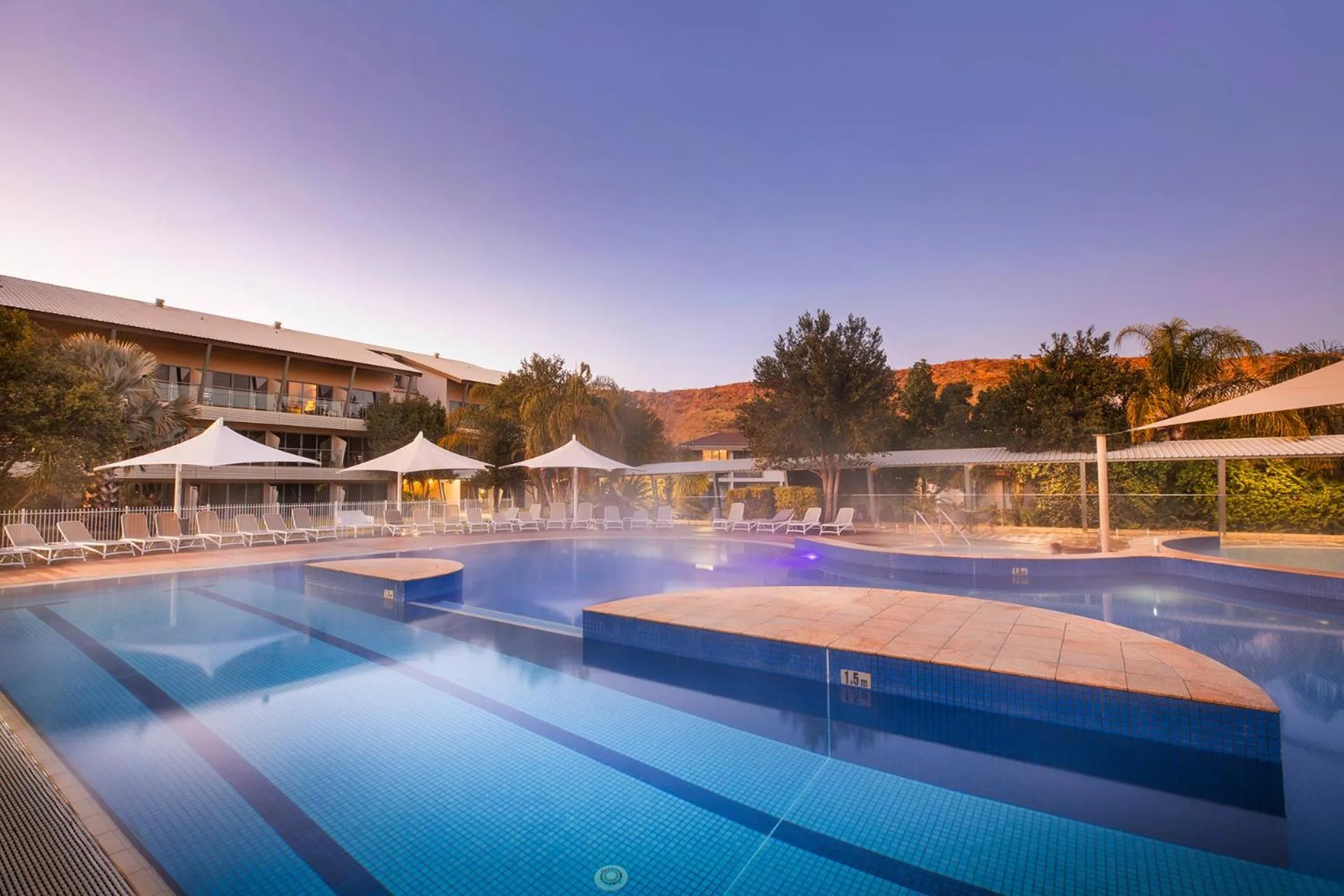 Swimming pool in Crowne Plaza Alice Springs Lasseters by IHG