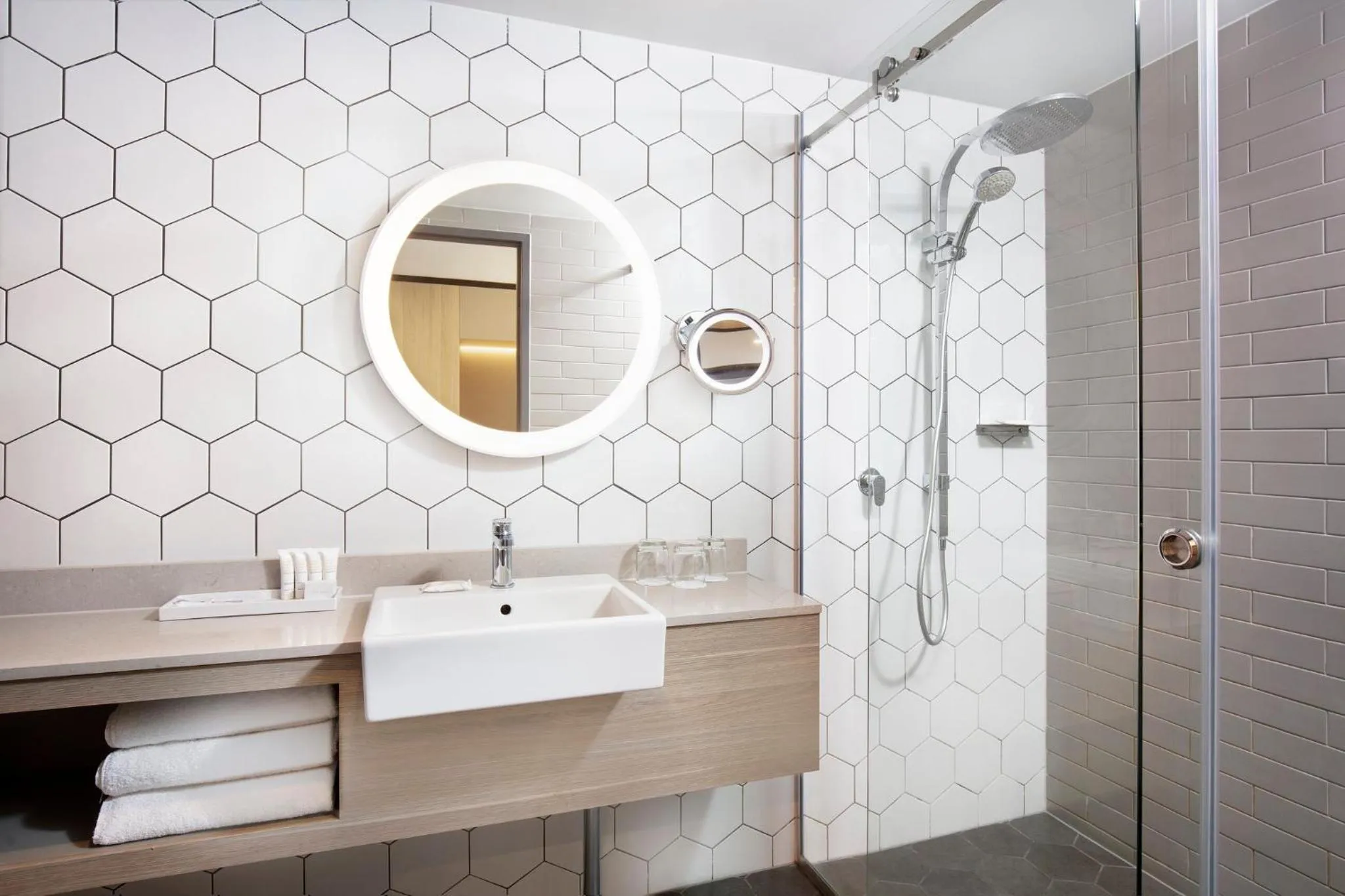 Bathroom in Crowne Plaza Alice Springs Lasseters by IHG