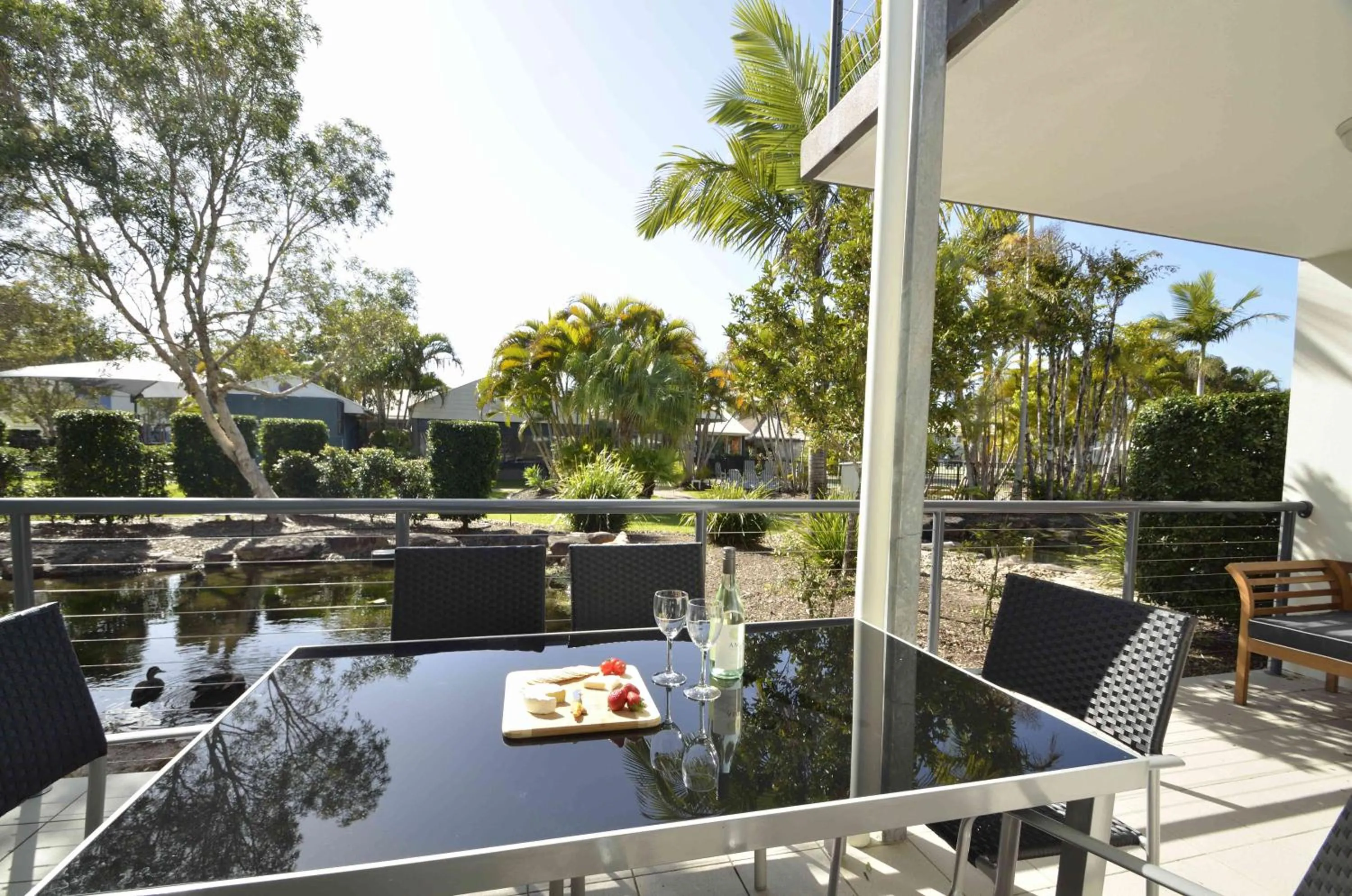 Patio in Ivory Palms Resort Noosa