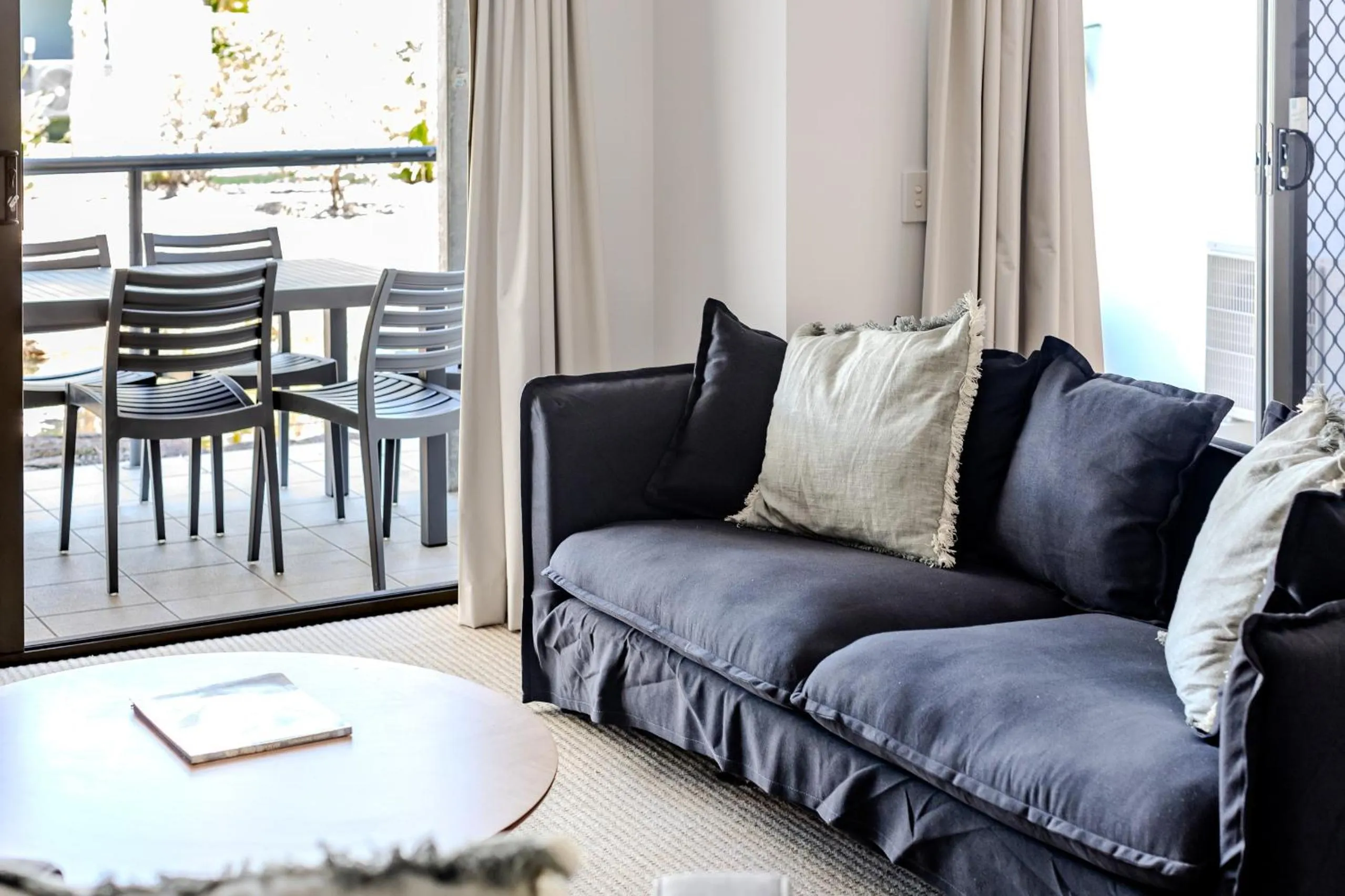 Living room in Ivory Palms Resort Noosa