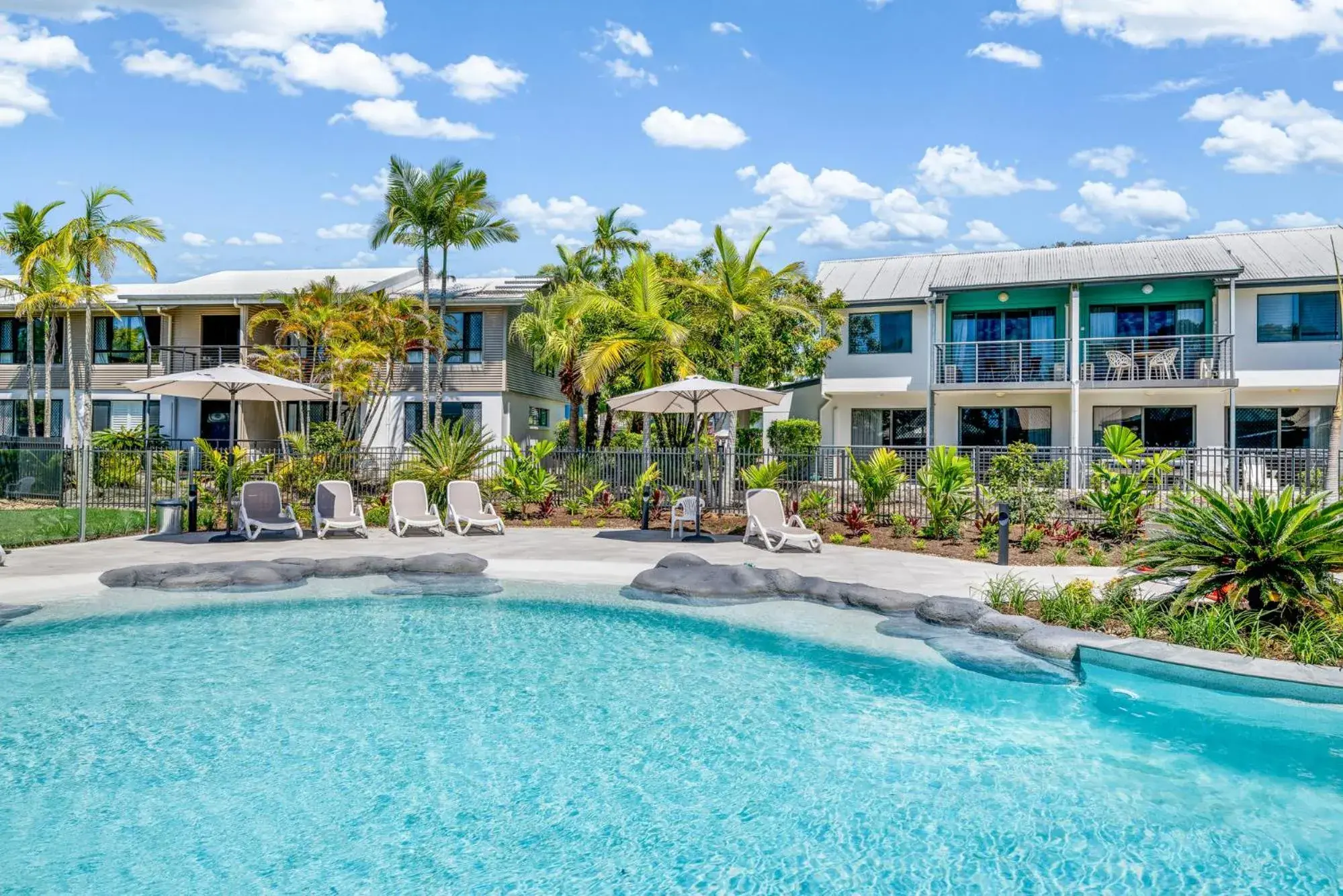 Swimming pool in Ivory Palms Resort Noosa Swimming pool in Ivory Palms Resort Noosa