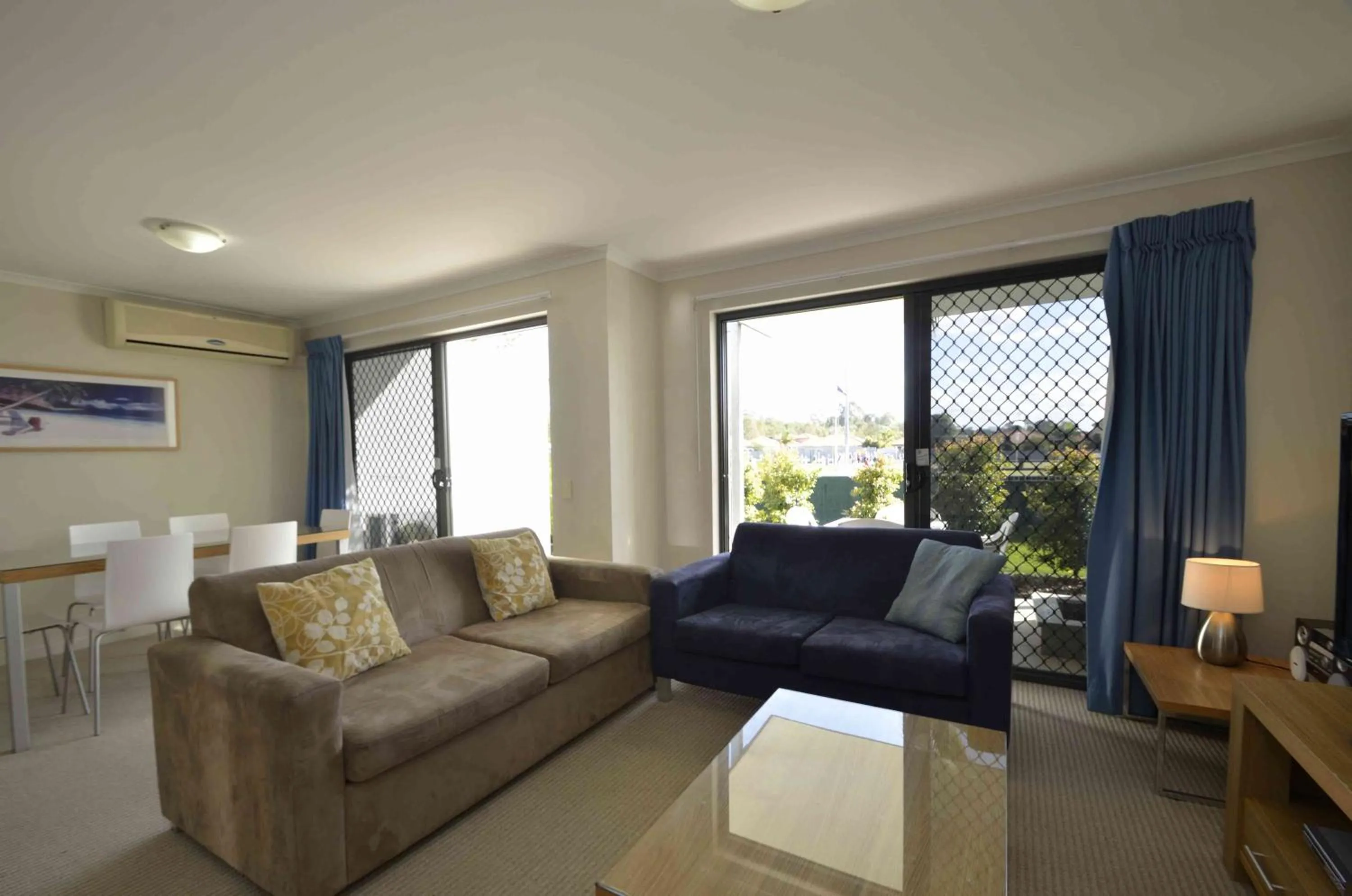 Living room in Ivory Palms Resort Noosa