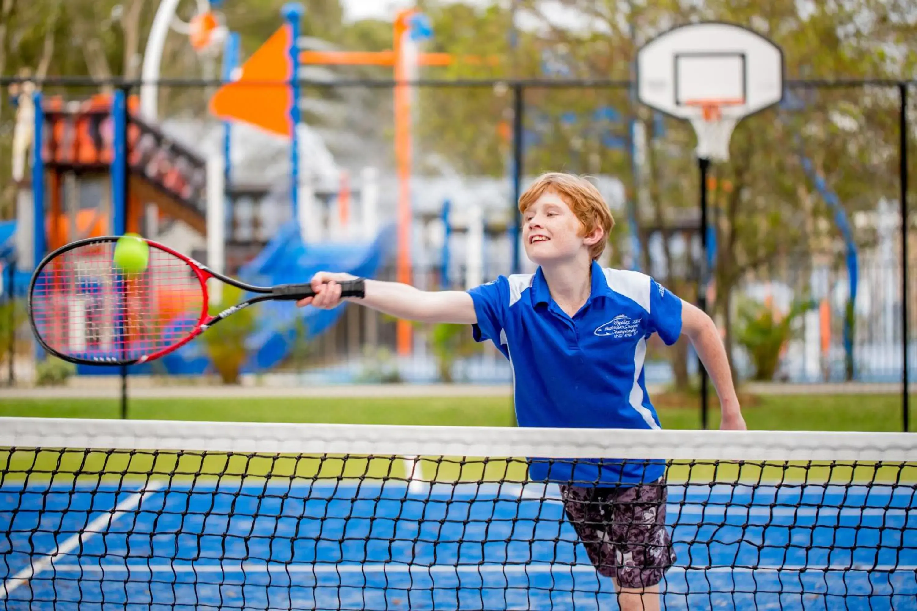 Tennis court in Discovery Parks - Byron Bay