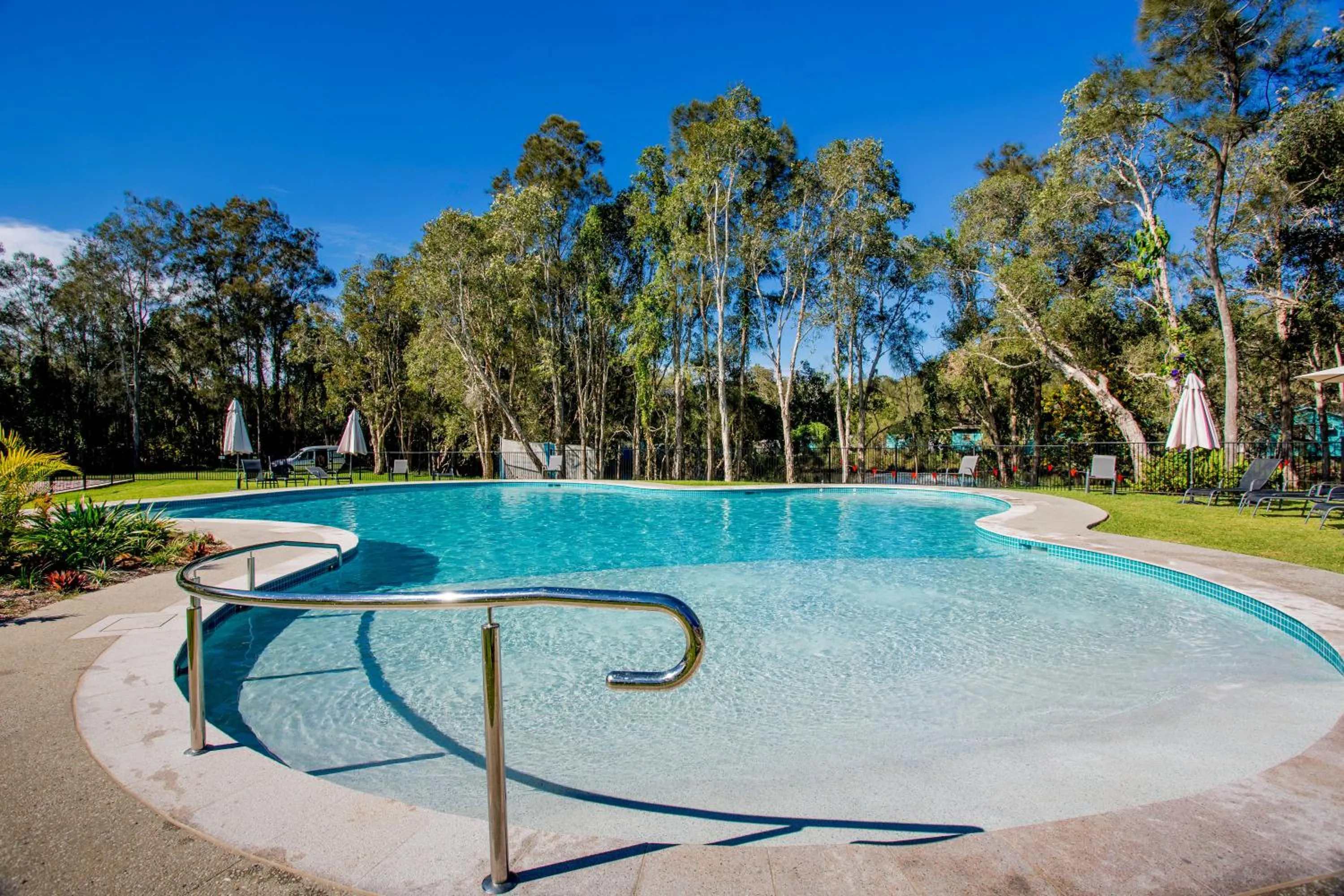 Swimming pool in Discovery Parks - Byron Bay