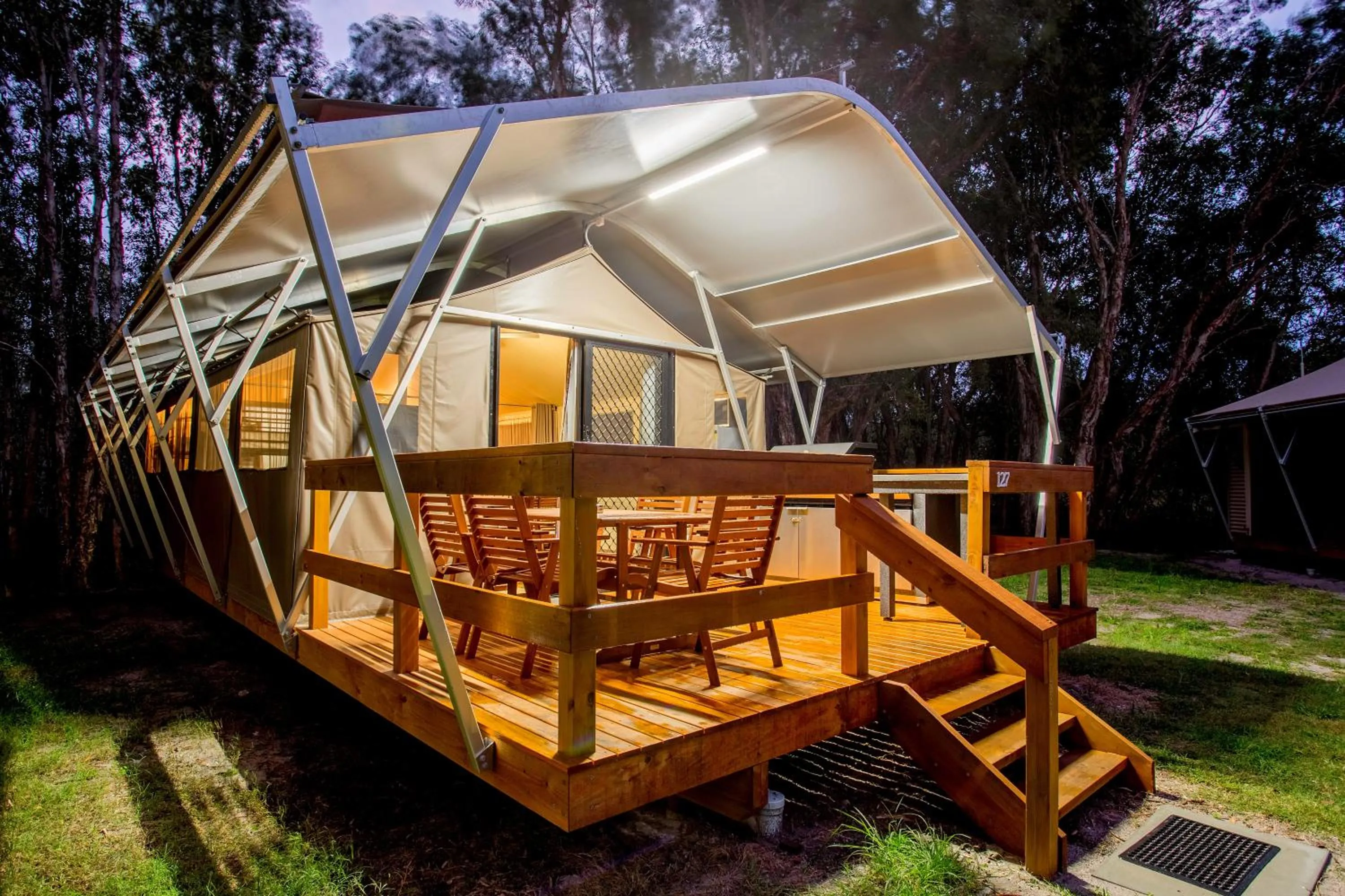 Balcony/Terrace in Discovery Parks - Byron Bay