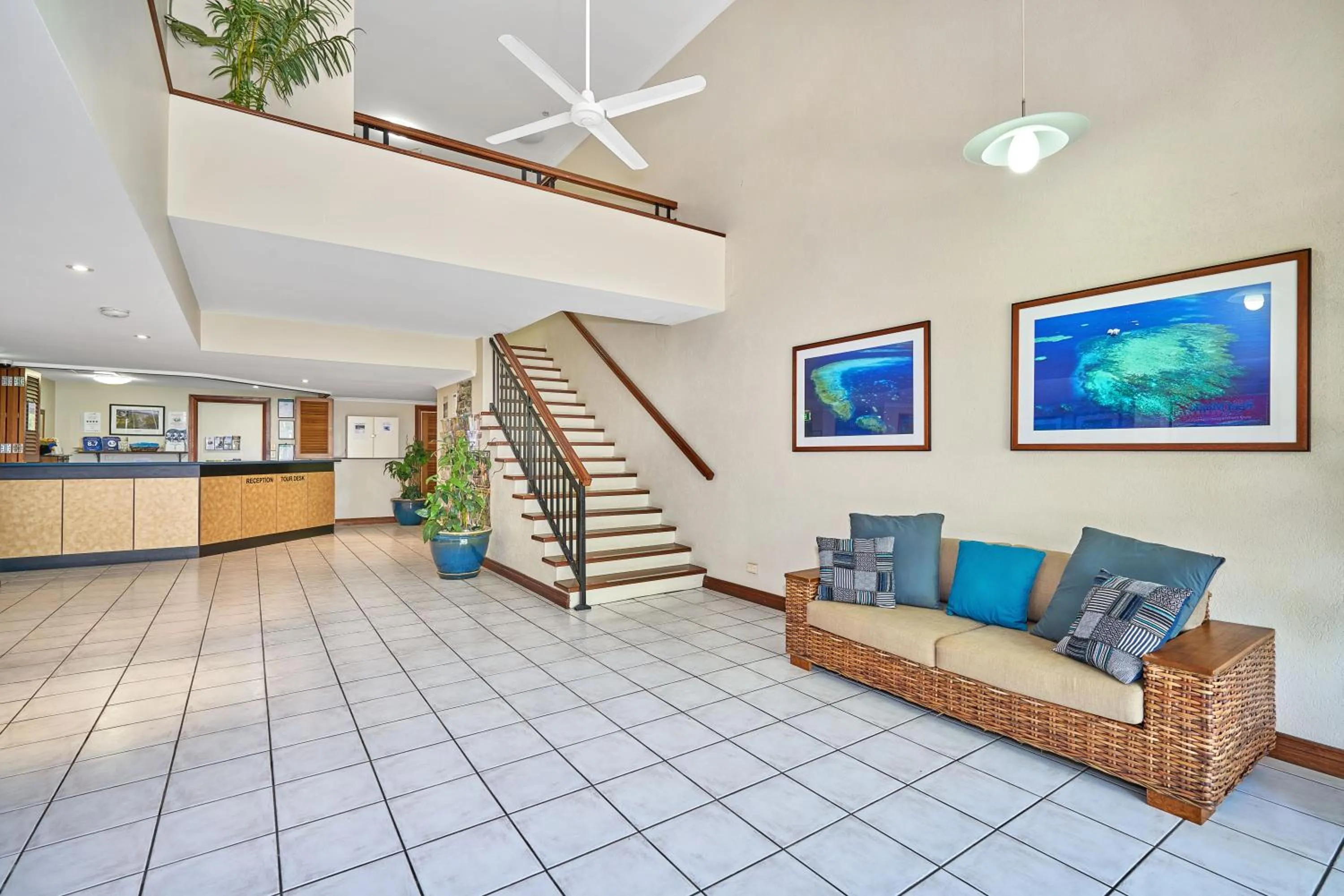 Lobby or reception in Trinity Beach Club Holiday Apartments