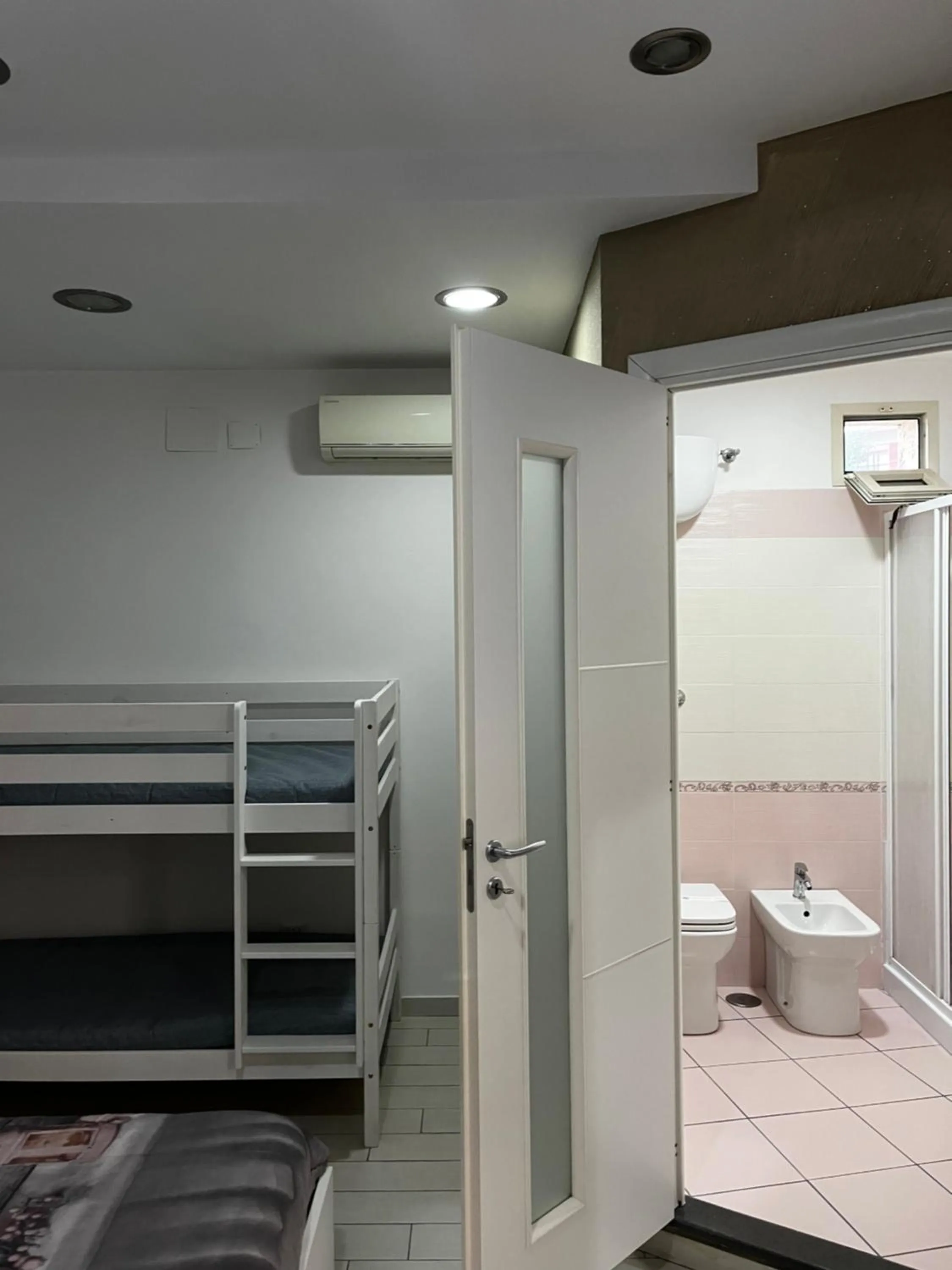 Bathroom, Bed in Family Room