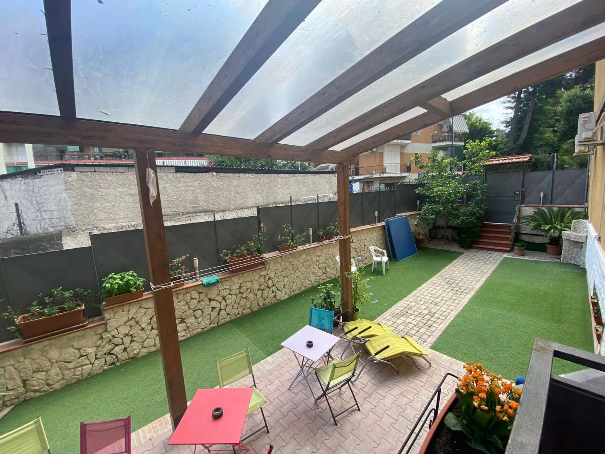 Patio in Family Room