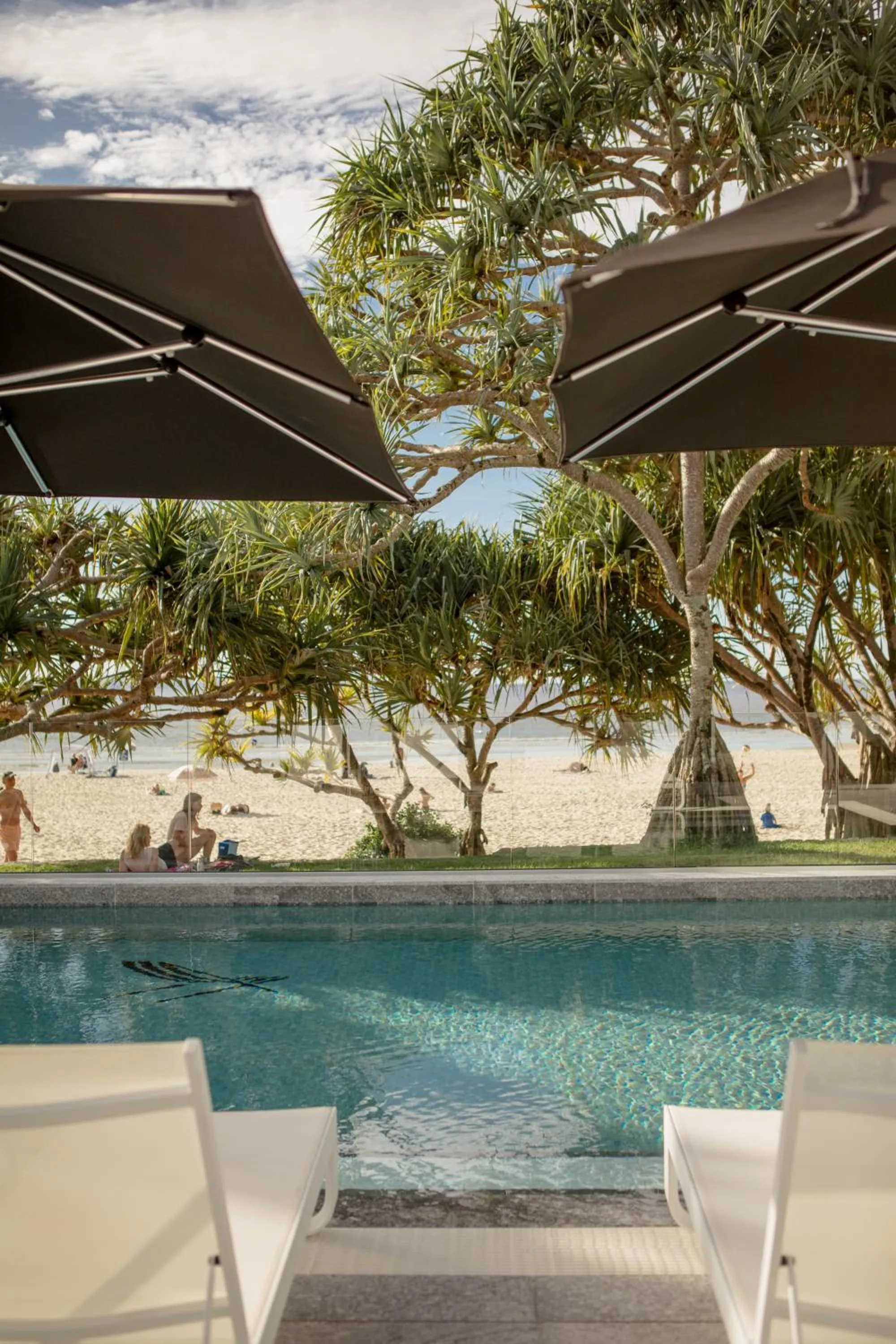 Pool view in Netanya Noosa Beachfront Resort