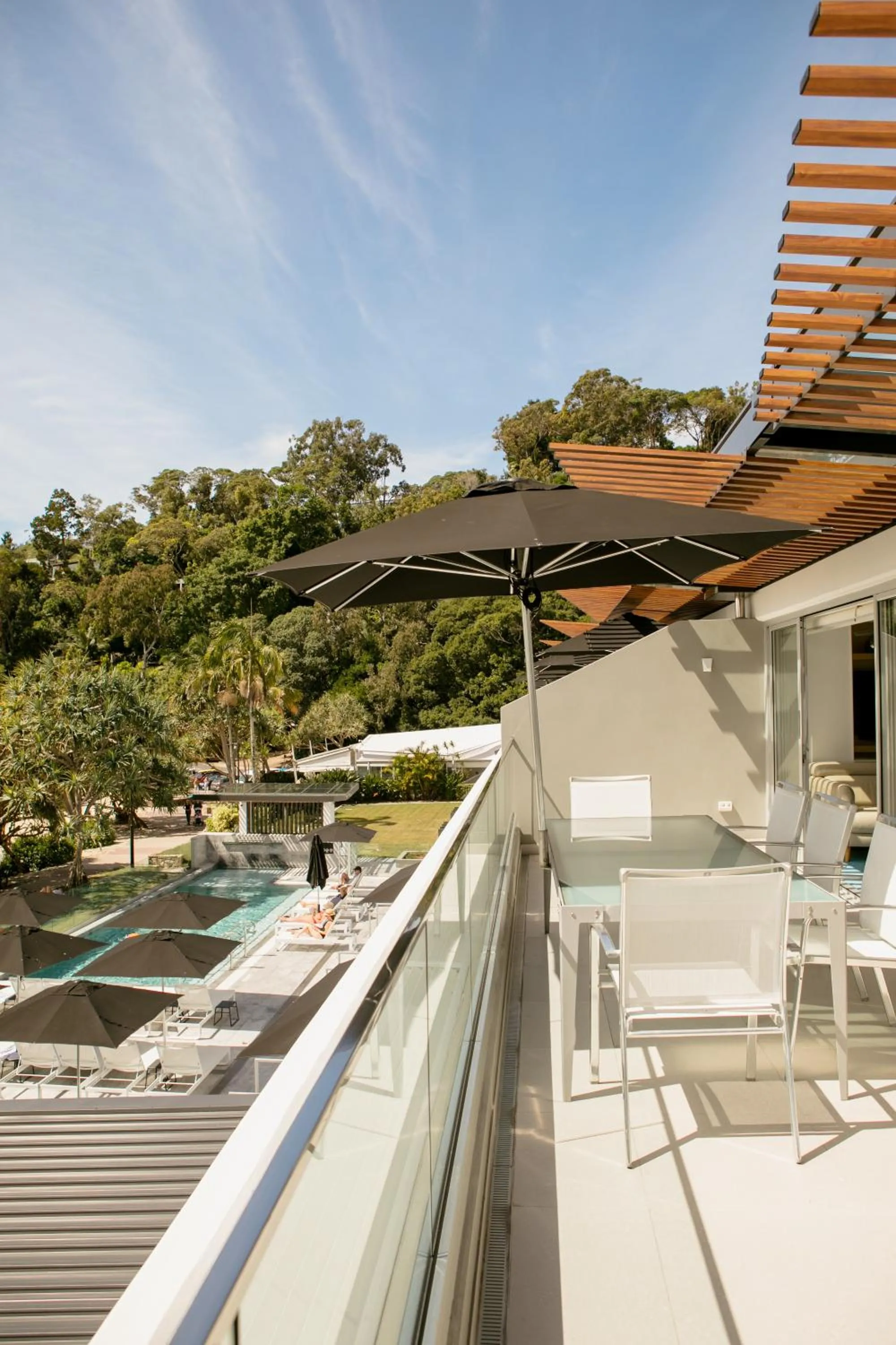 Balcony/Terrace in Netanya Noosa Beachfront Resort