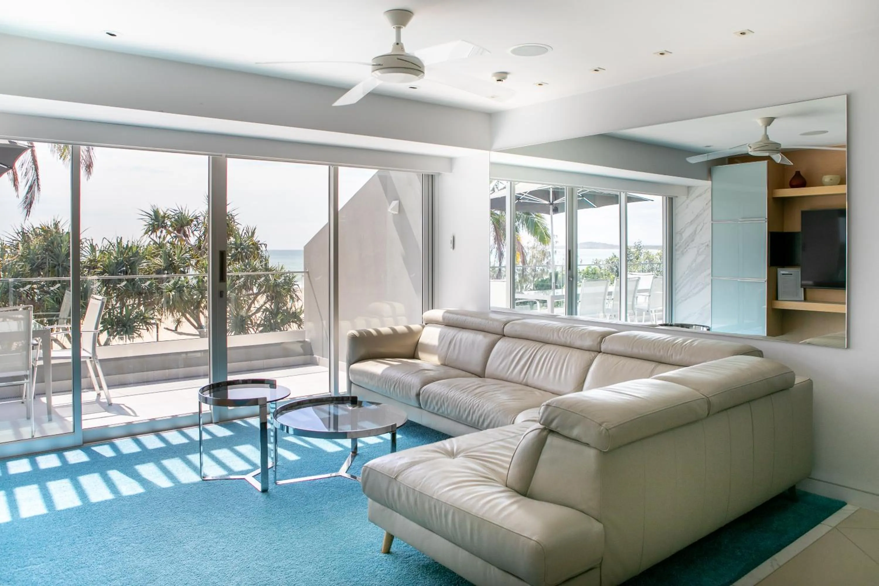 Living room in Netanya Noosa Beachfront Resort