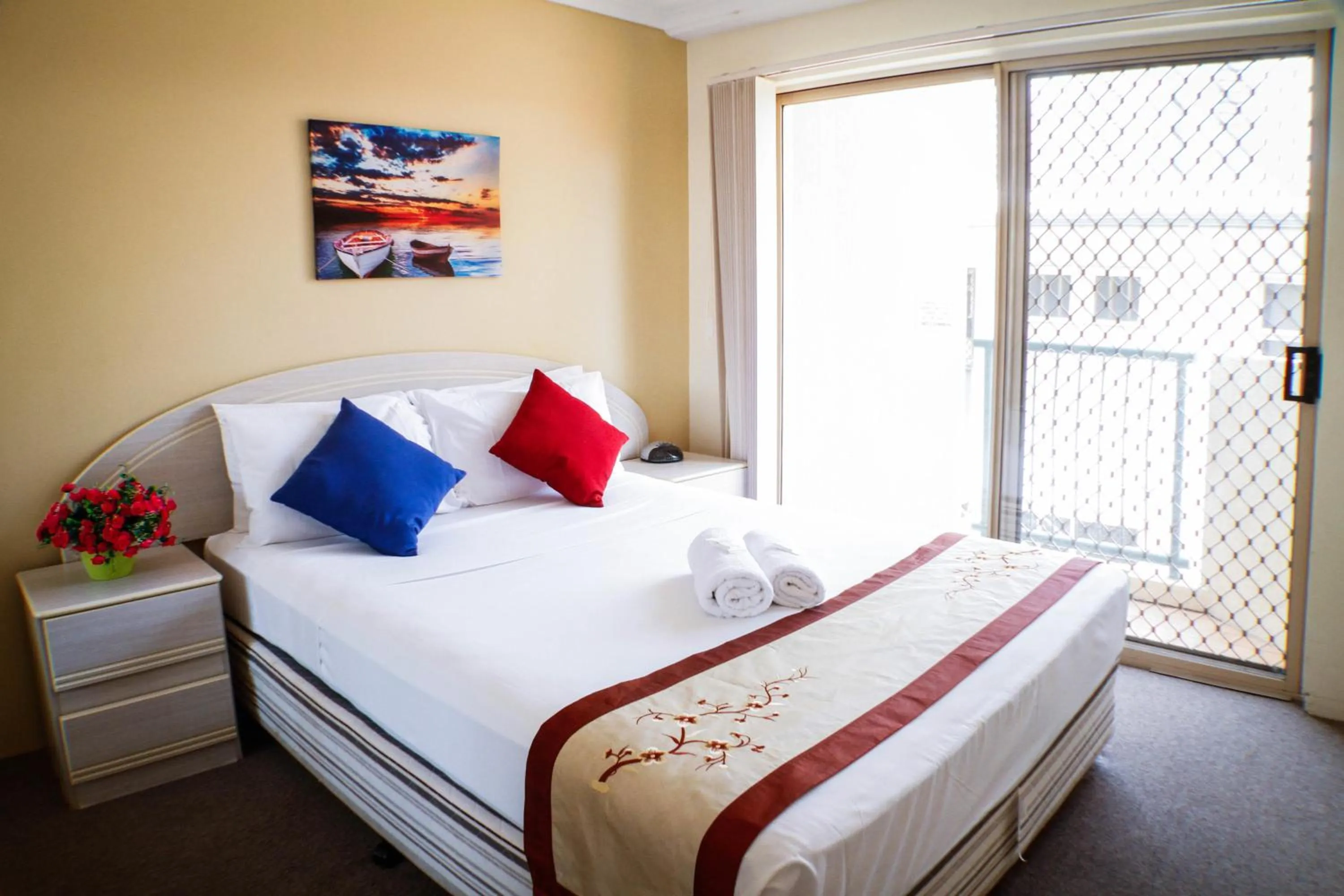 Bed in Surfers Riverside