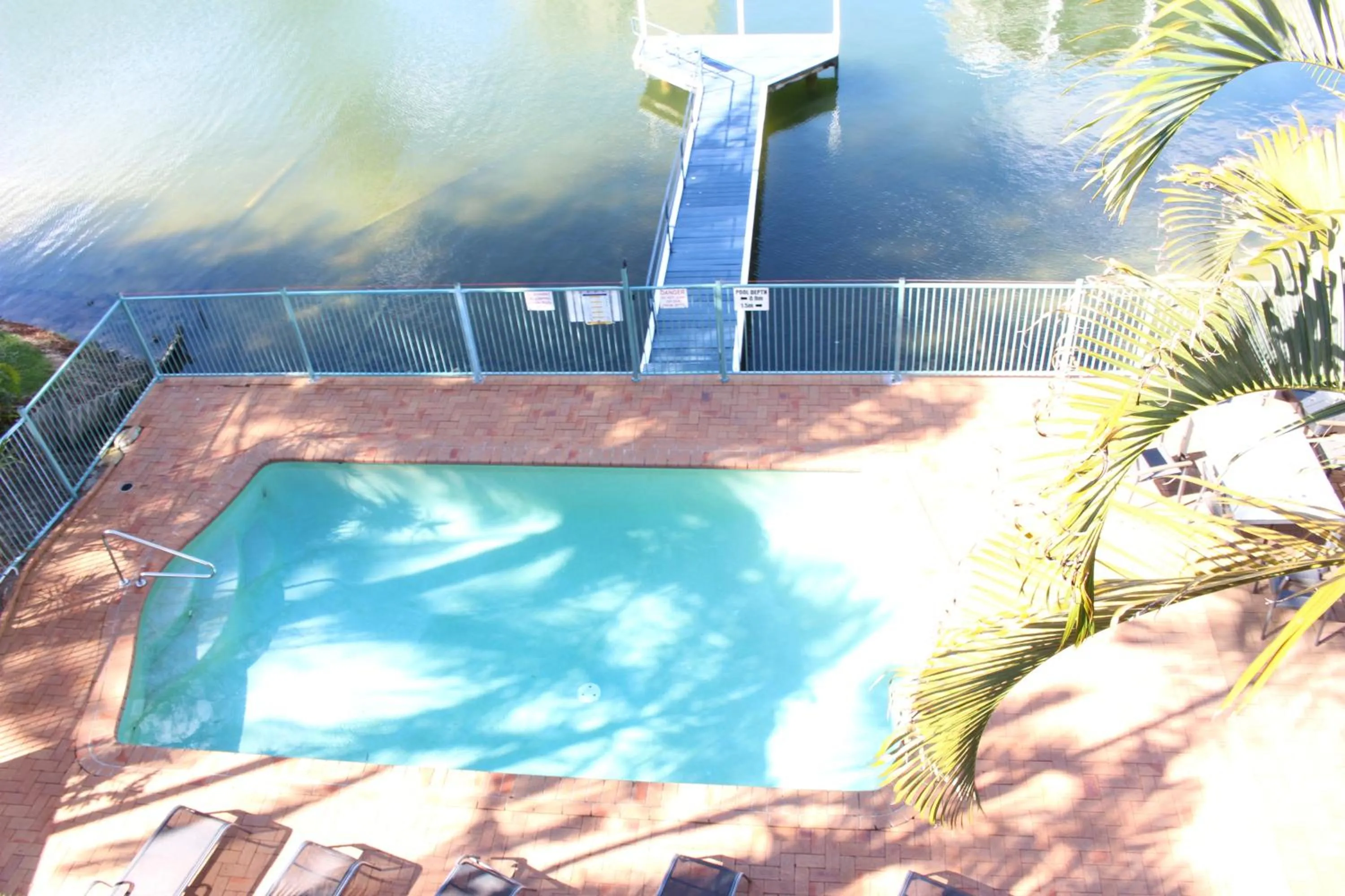 Pool view in Surfers Riverside