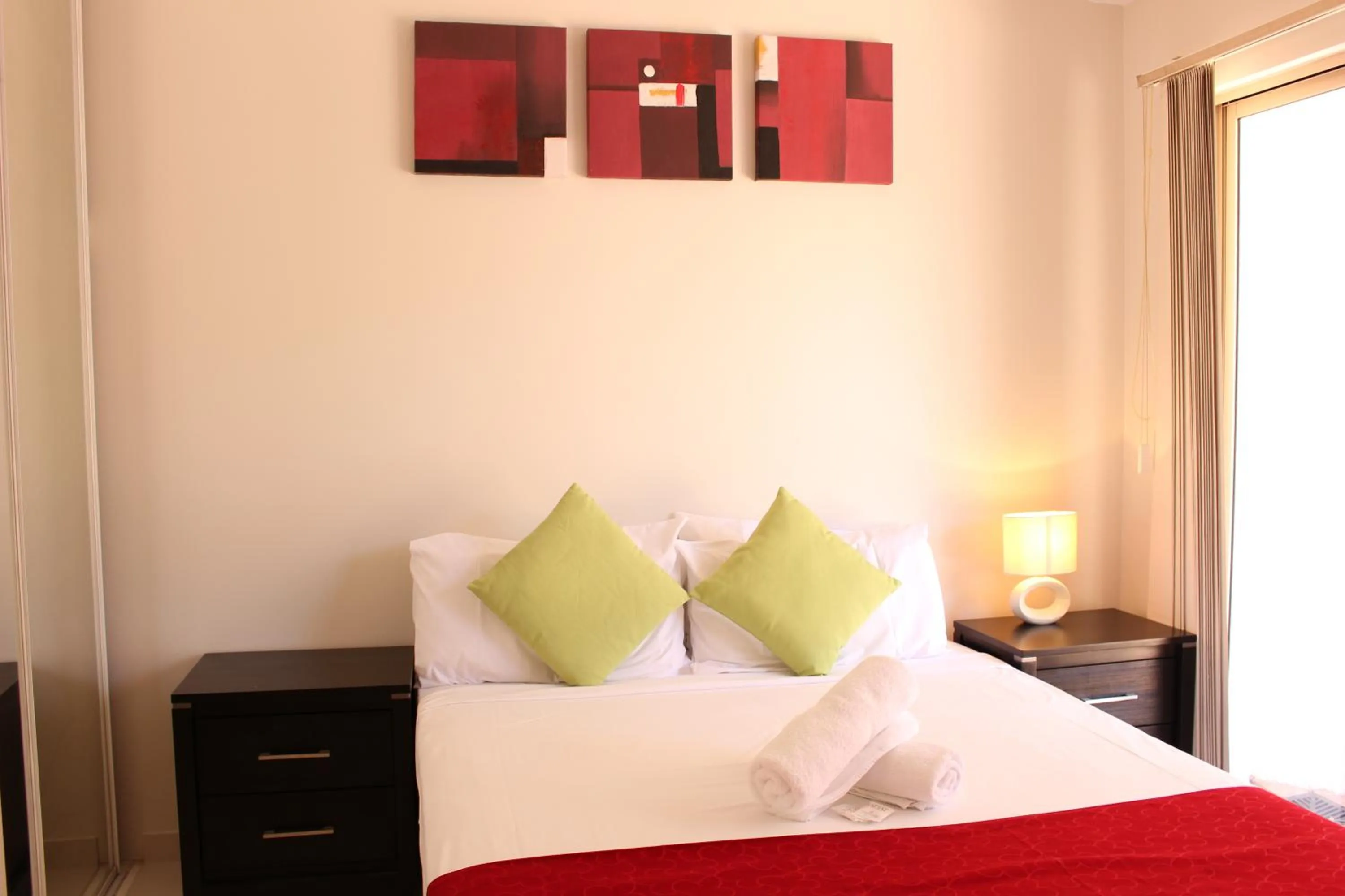 Bed in Surfers Riverside