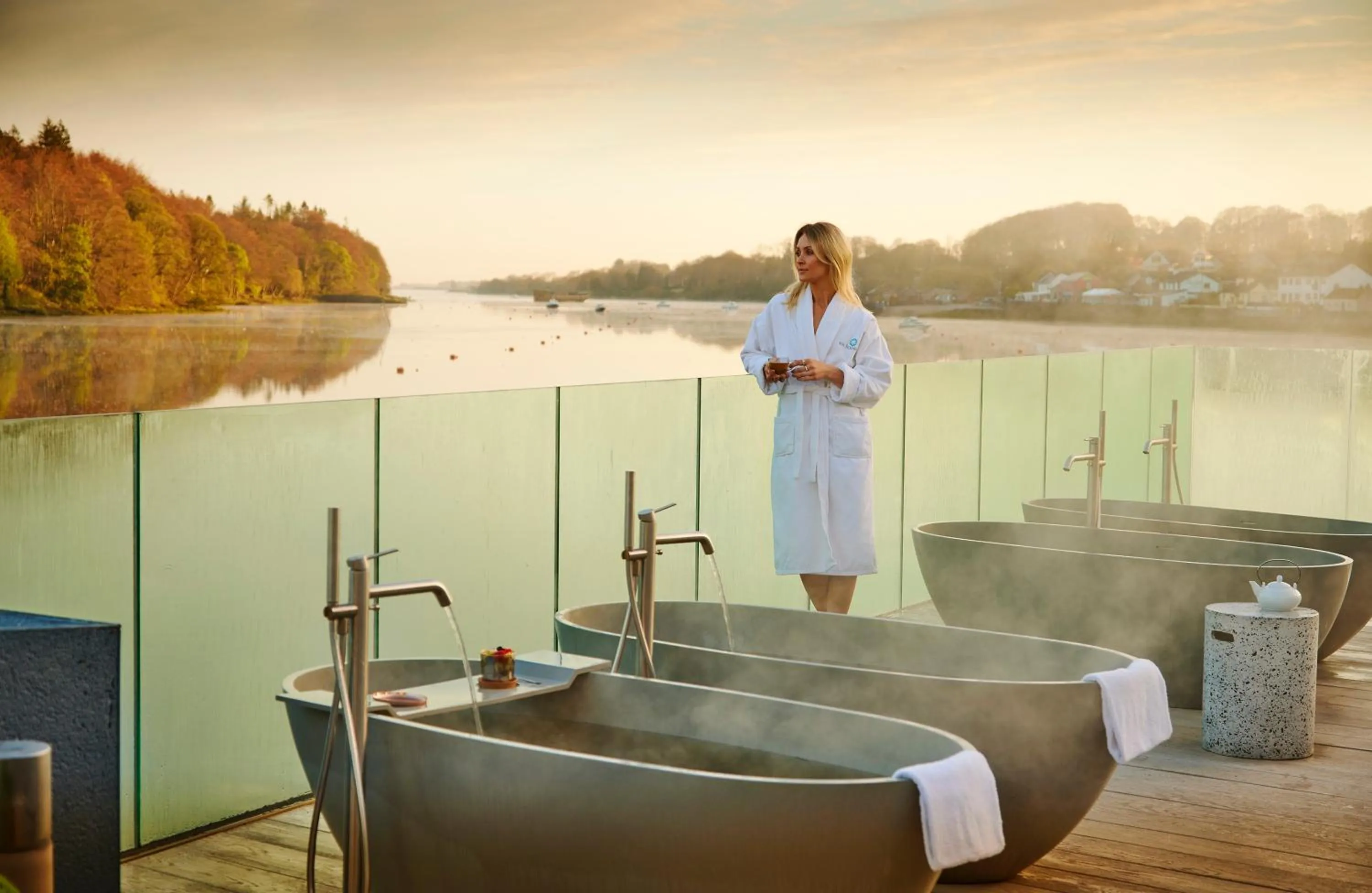 Open Air Bath in Ice House Hotel