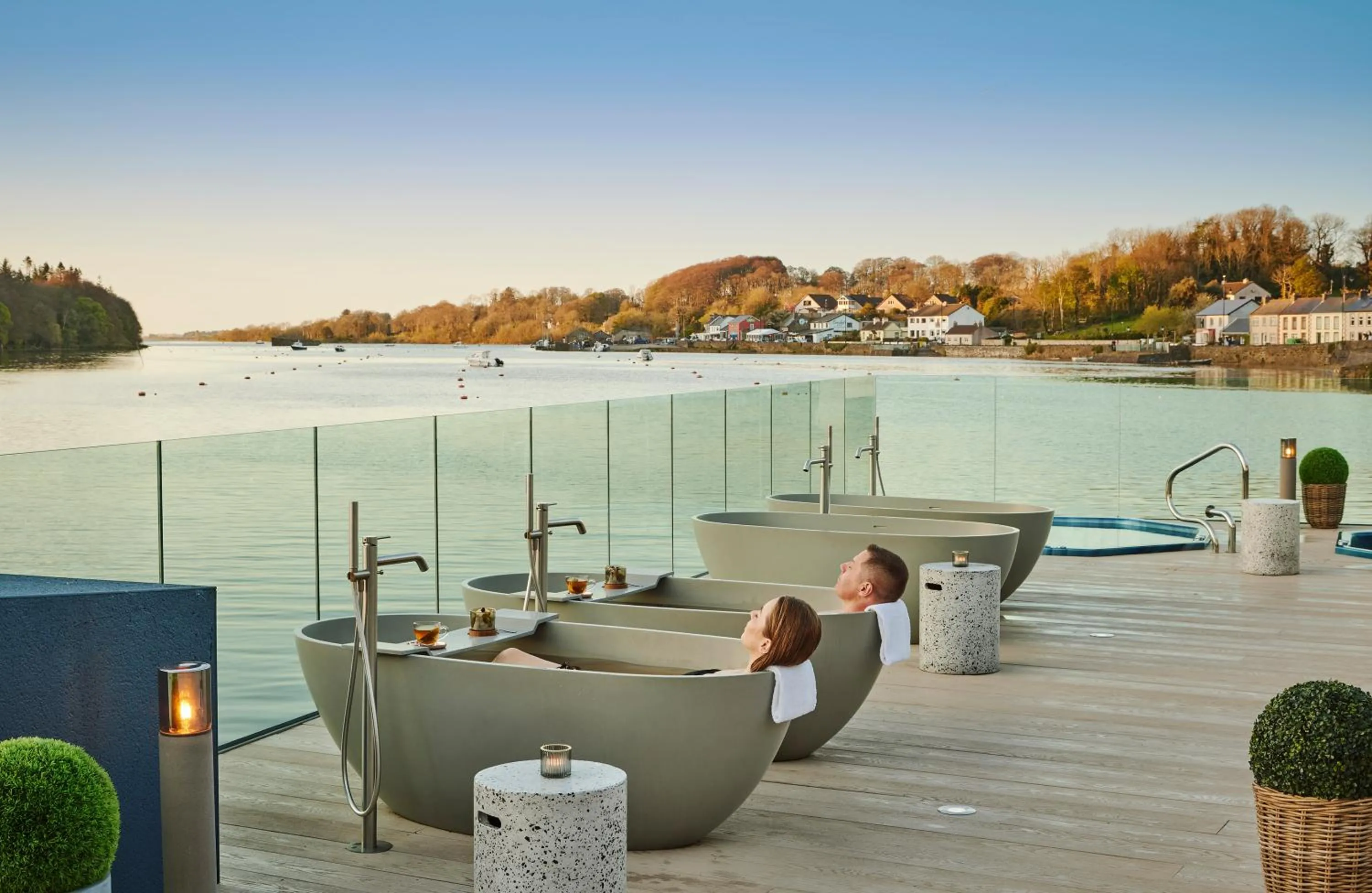 Open Air Bath in Ice House Hotel