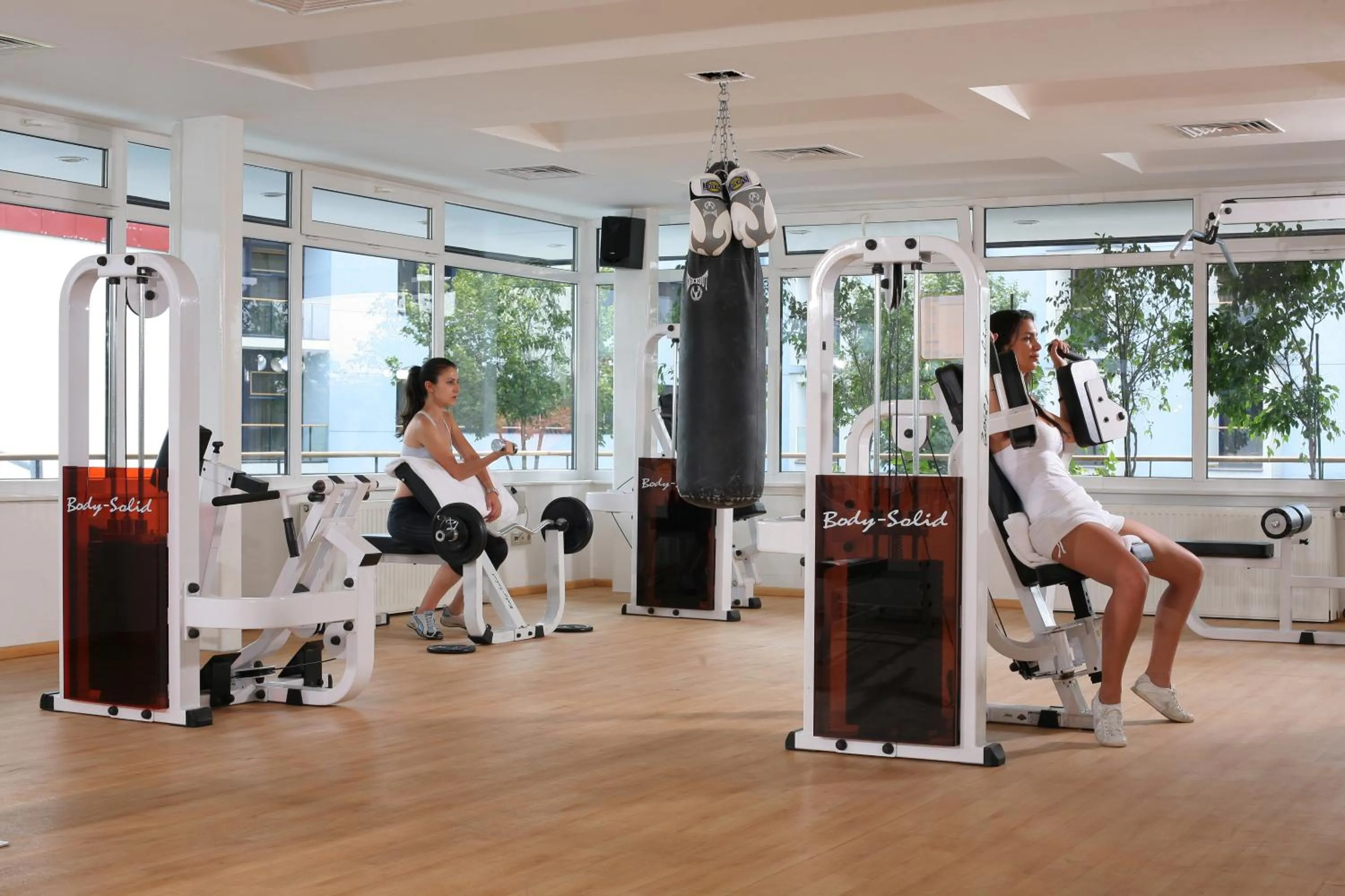 Fitness centre/facilities in Reghina Blue Hotel