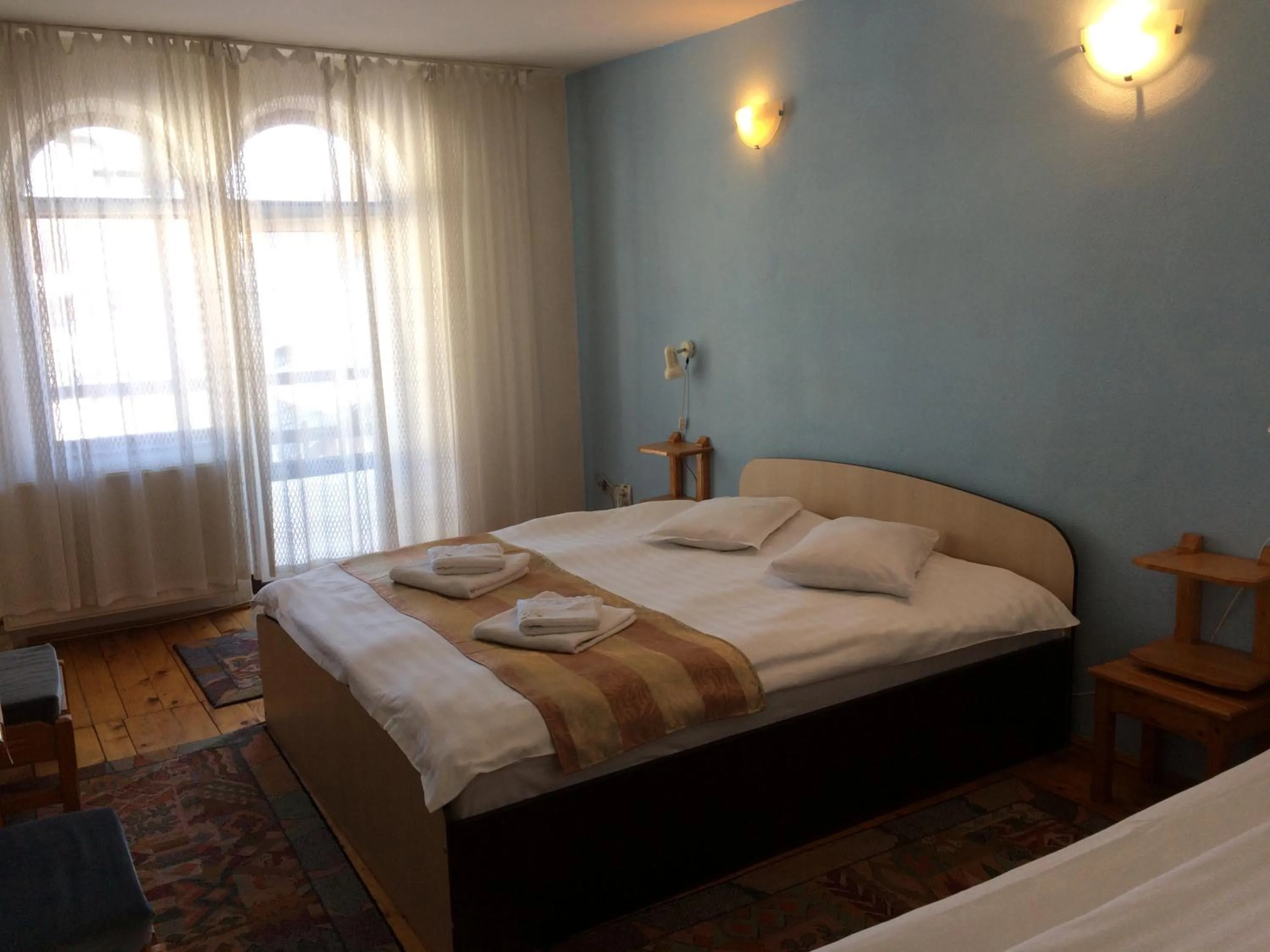 Bed in Pension Casa Alba