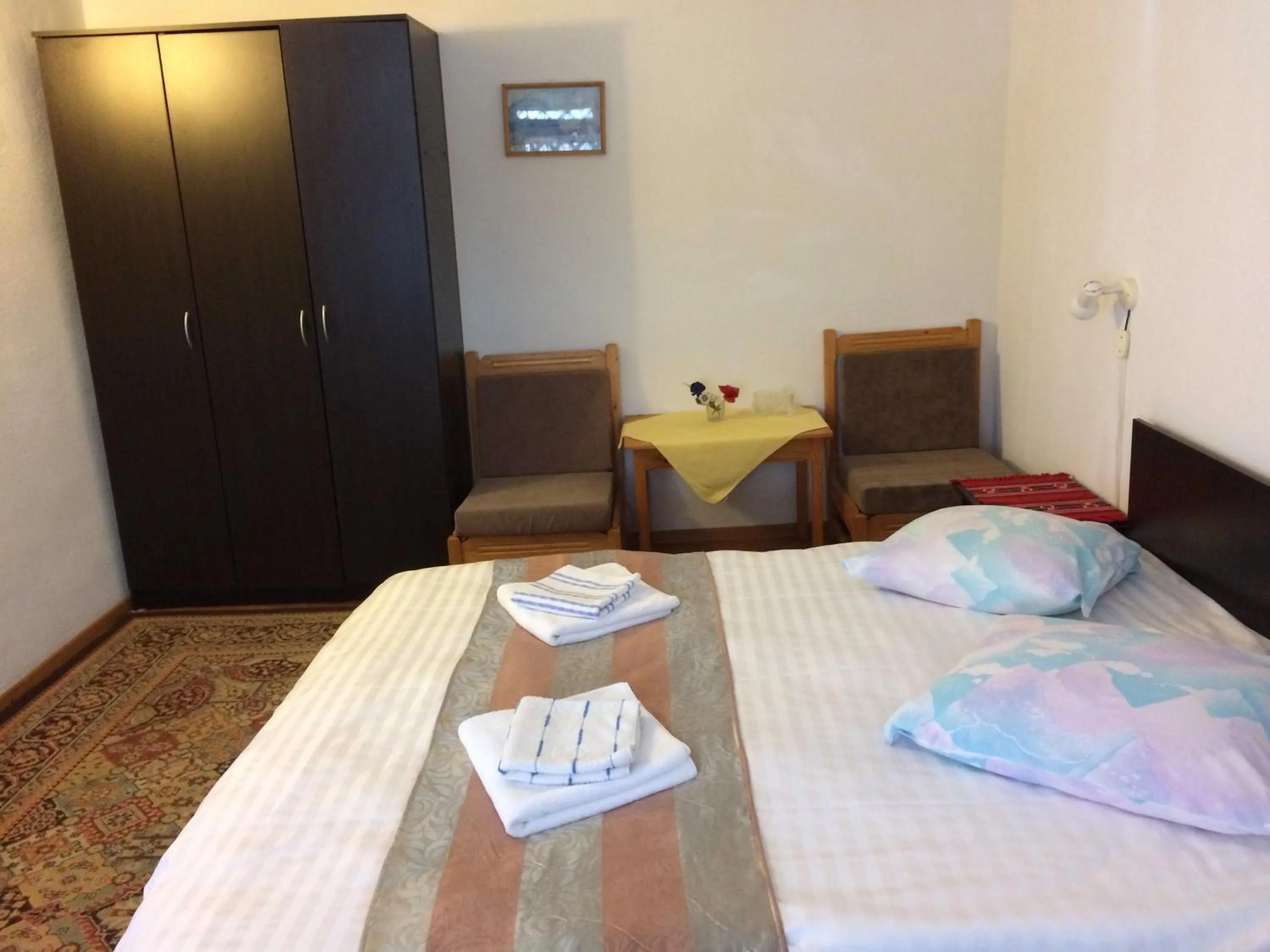 Bed in Pension Casa Alba