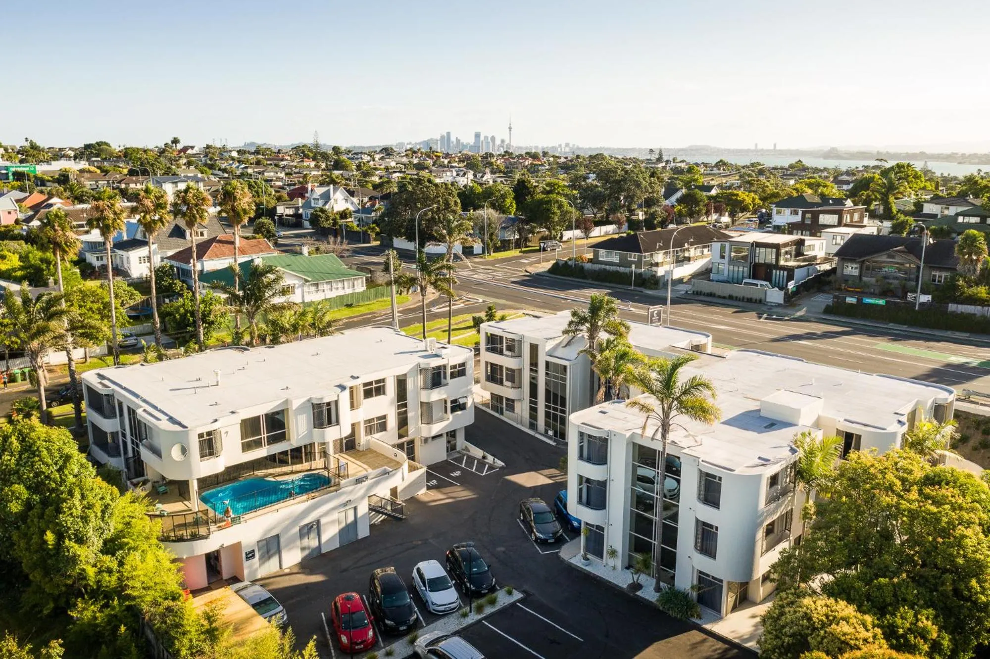 Bird's eye view in Carnmore Hotel Takapuna
