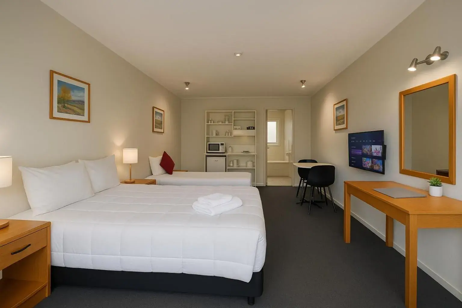 Mineral Spa Twin Studio Suite in Karaka Tree Motel Mineral Spa Twin Studio Suite in Karaka Tree Motel