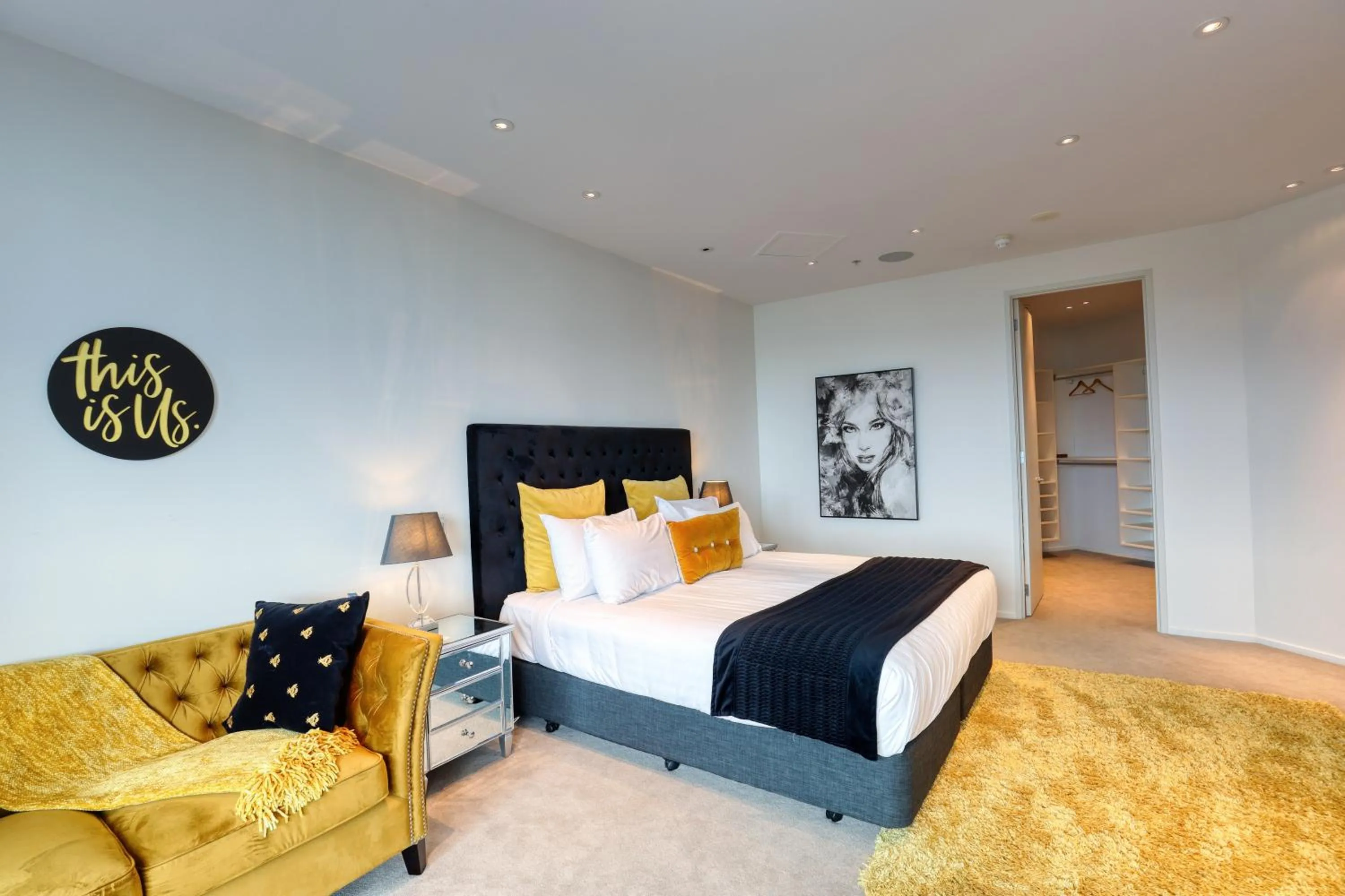 Bedroom, Bed in Marsden Suites Nautilus Orewa