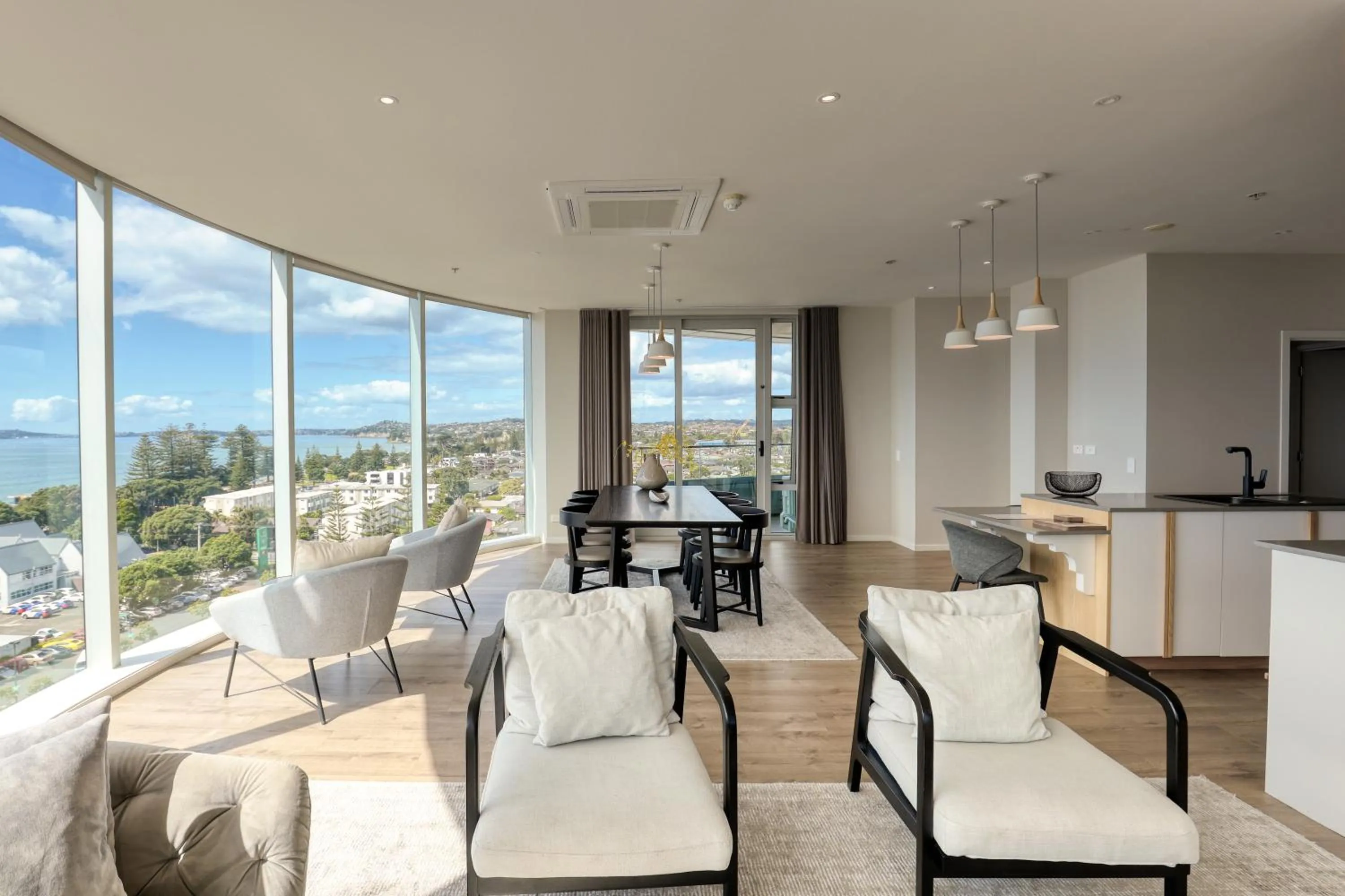 Living room in Marsden Suites Nautilus Orewa