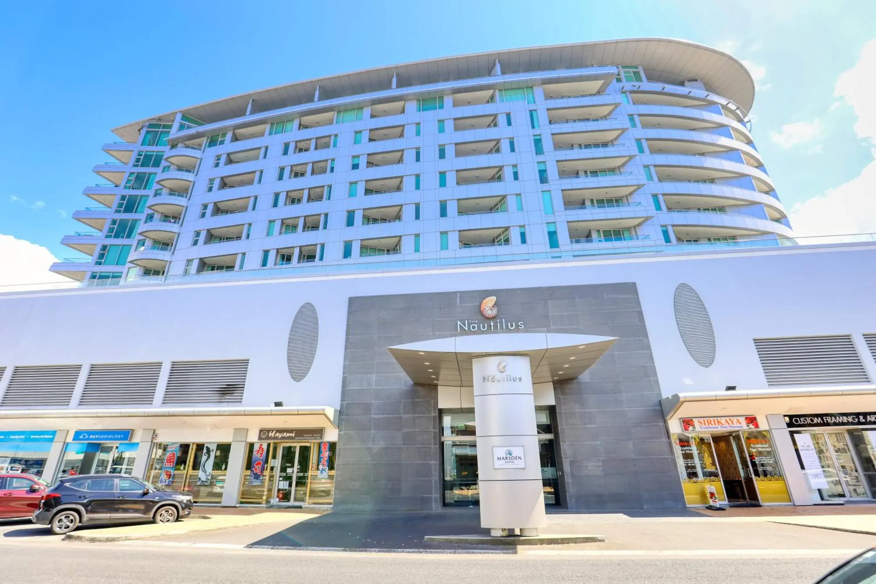Facade/entrance in Marsden Suites Nautilus Orewa Facade/entrance in Marsden Suites Nautilus Orewa