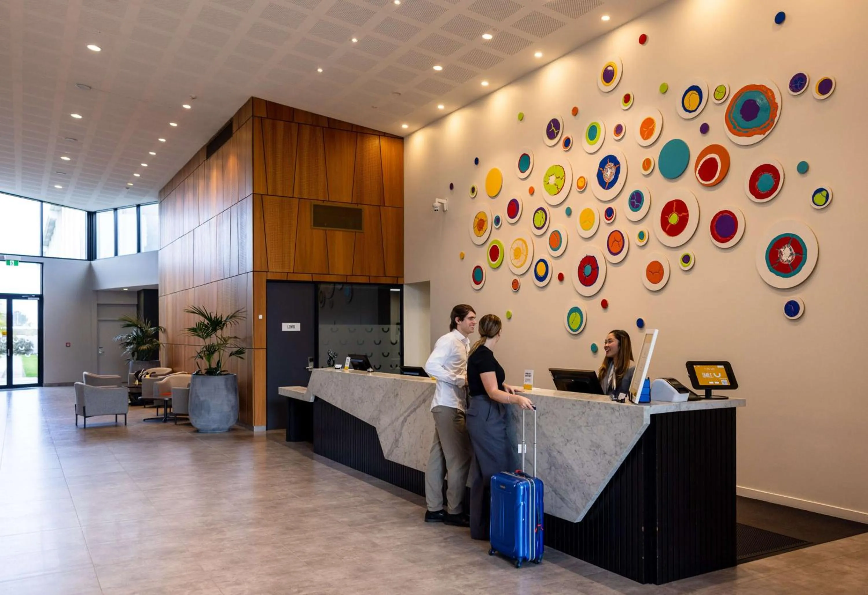 Lobby or reception in Sudima Hotel Christchurch Airport