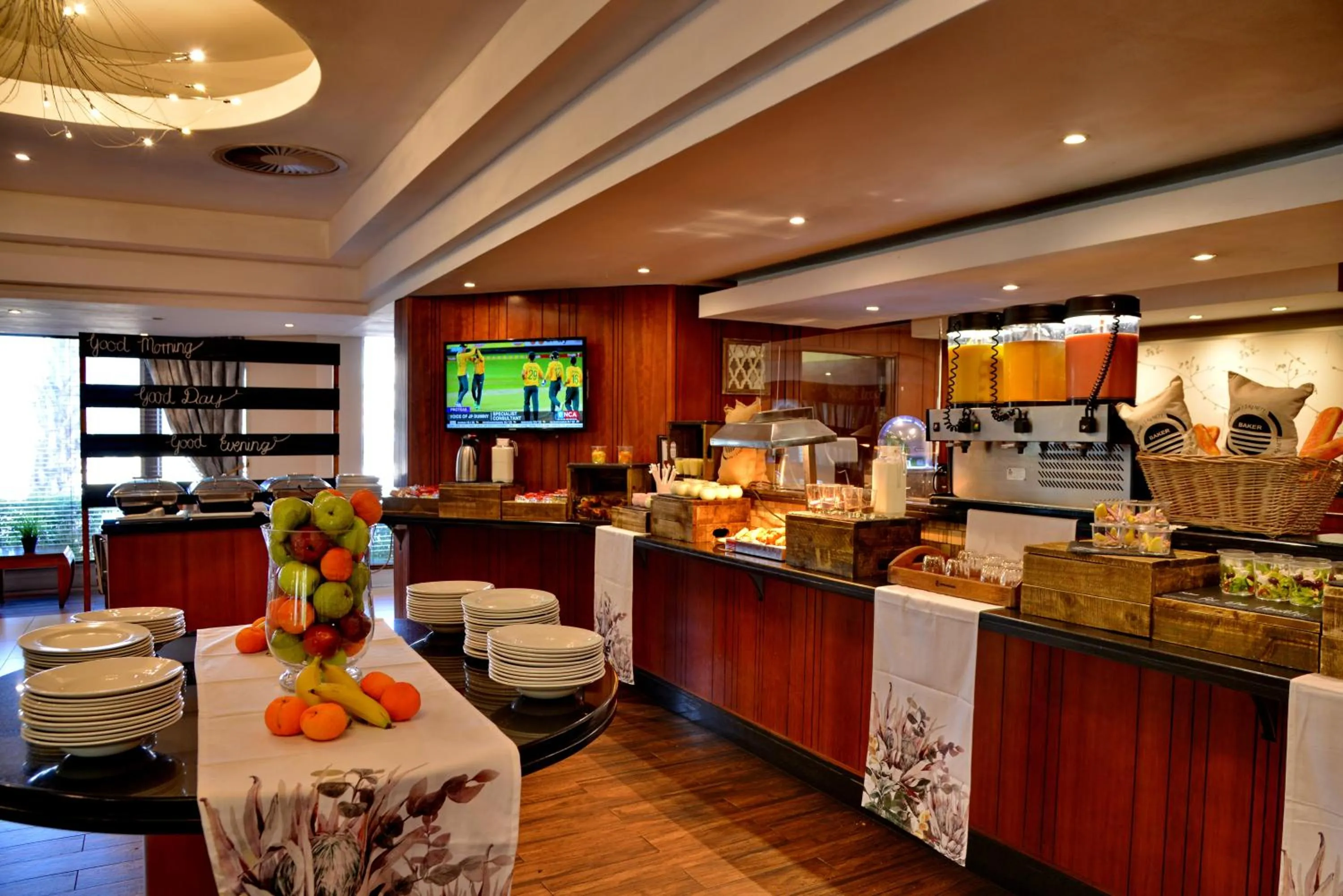 Buffet breakfast in City Lodge Hotel Bloemfontein