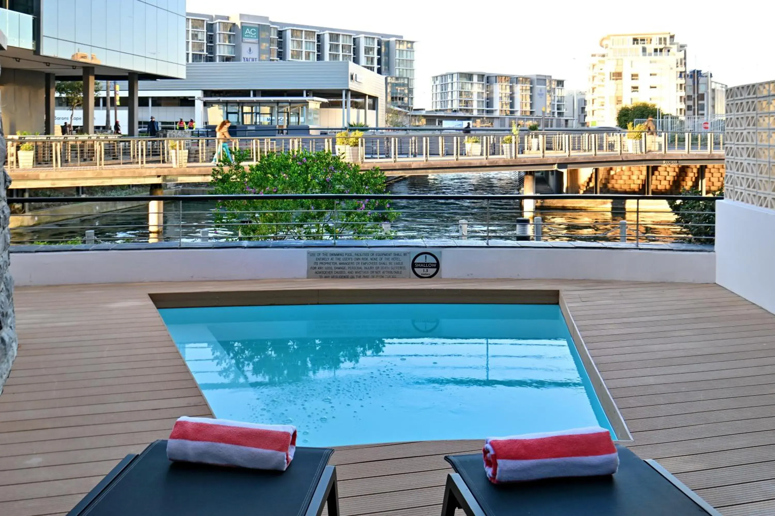 Pool view in City Lodge Hotel V&A Waterfront Pool view in City Lodge Hotel V&A Waterfront