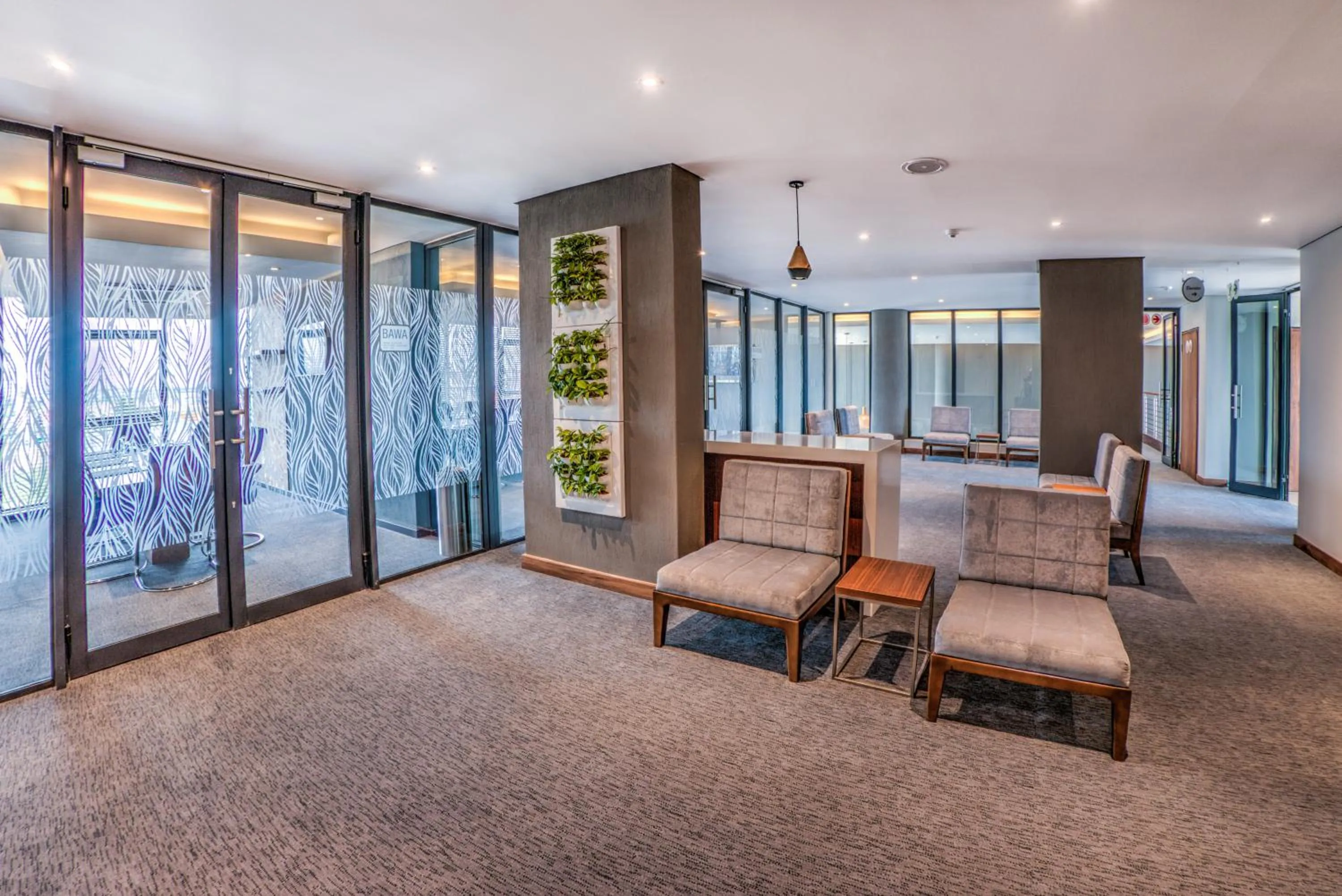 Seating area in City Lodge Hotel Waterfall City