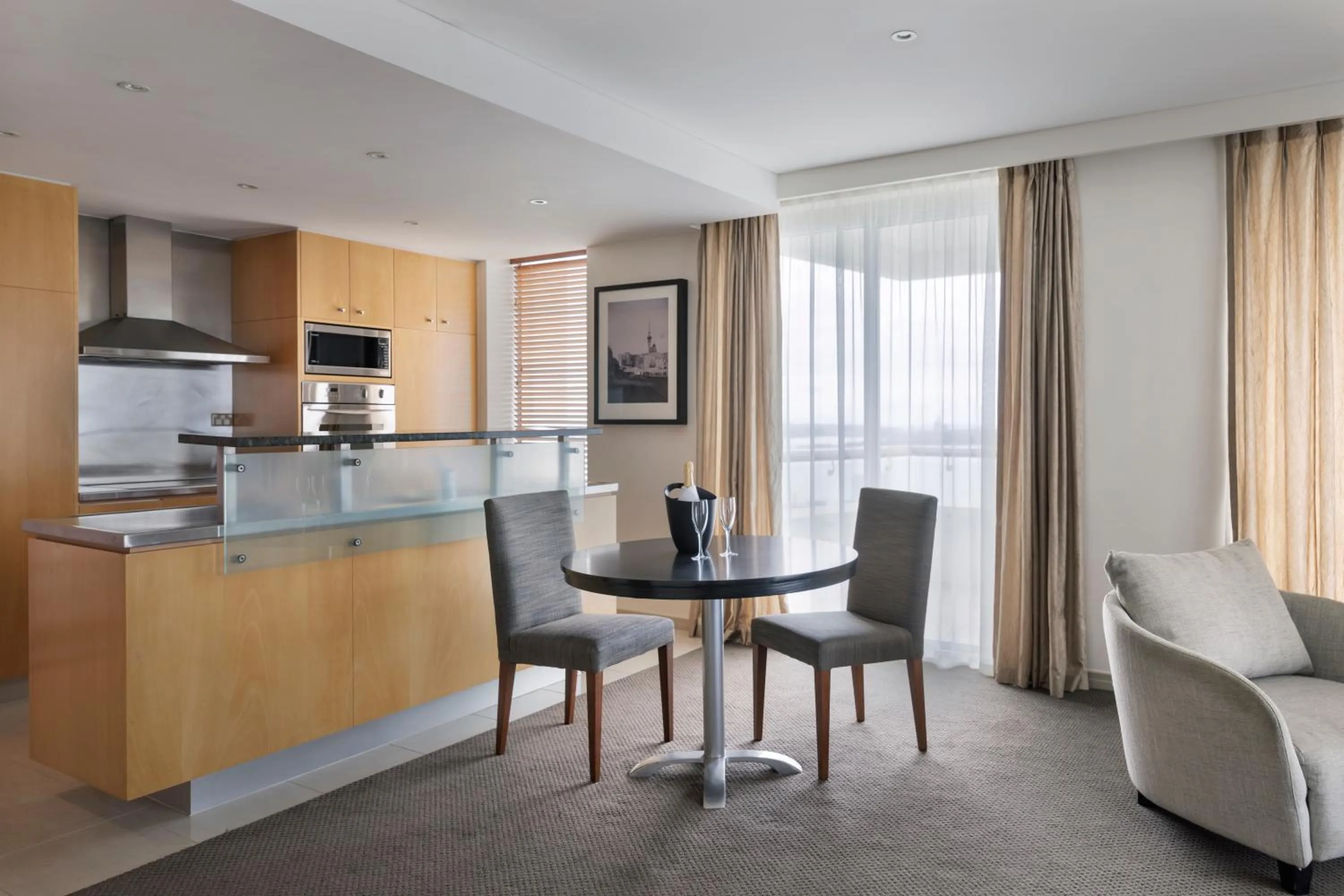 Kitchen or kitchenette in Pullman Auckland Hotel & Apartments