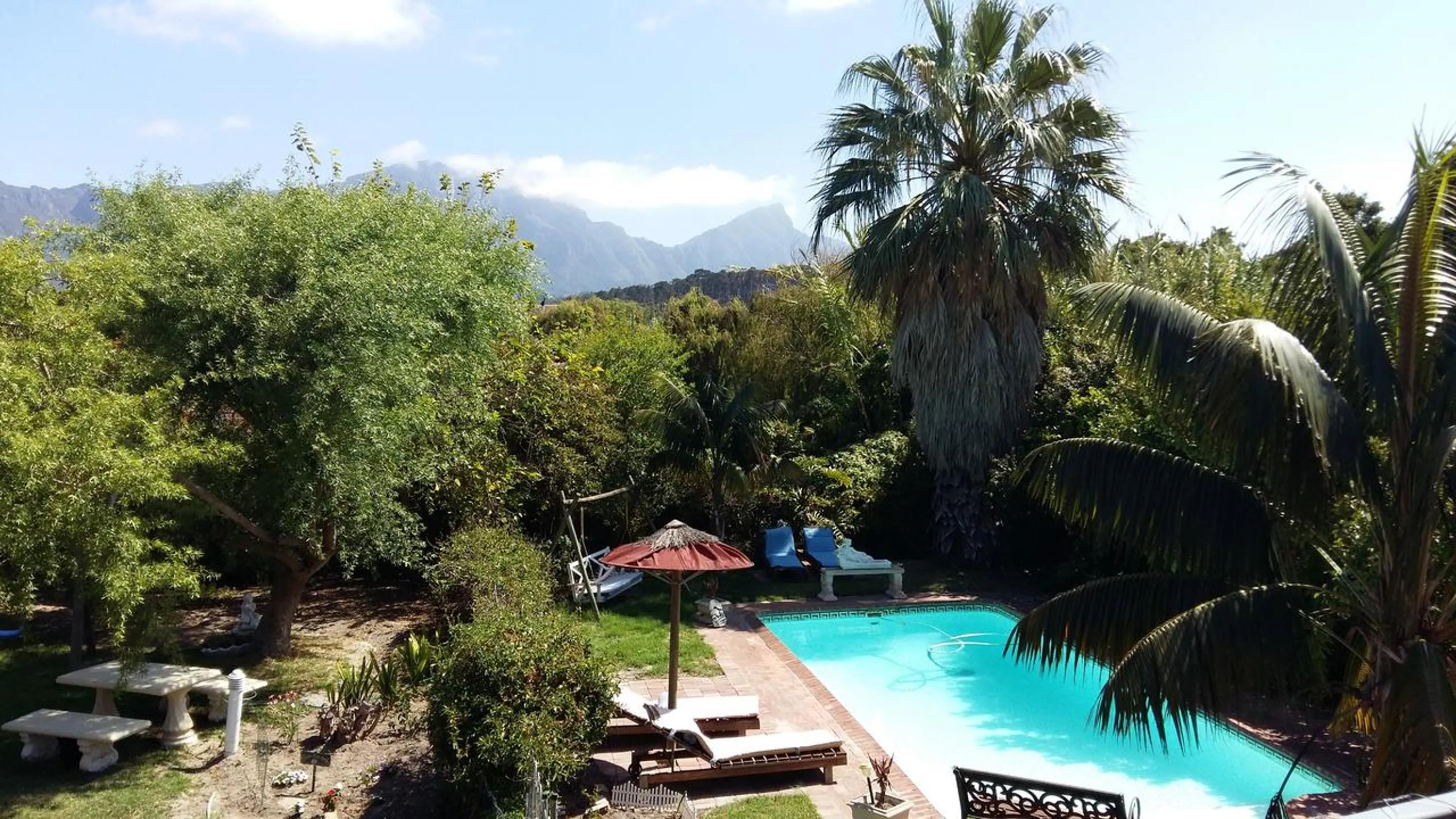 Pool view in Constantia Lazy River