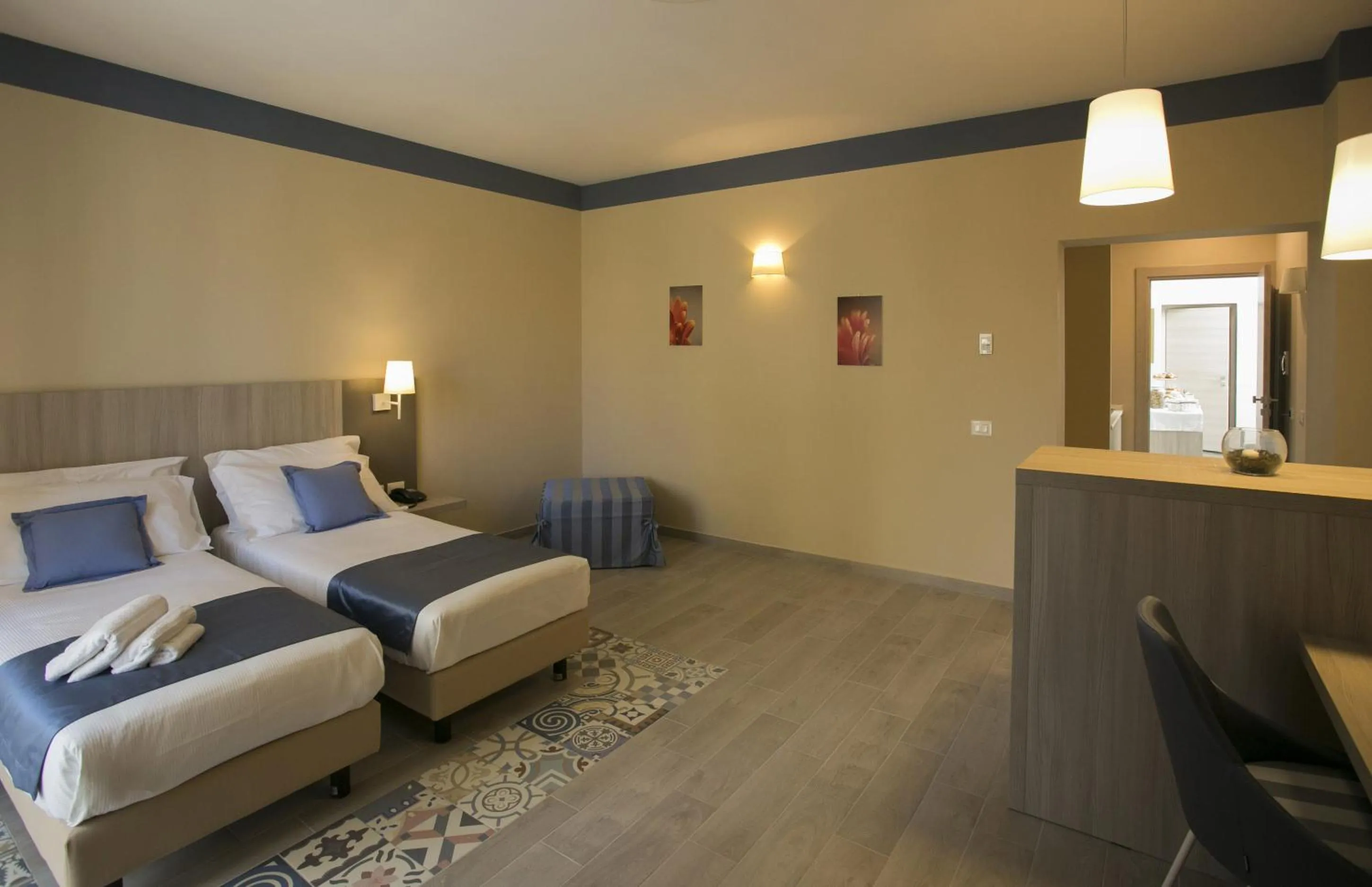 Bed in Map holiday residence