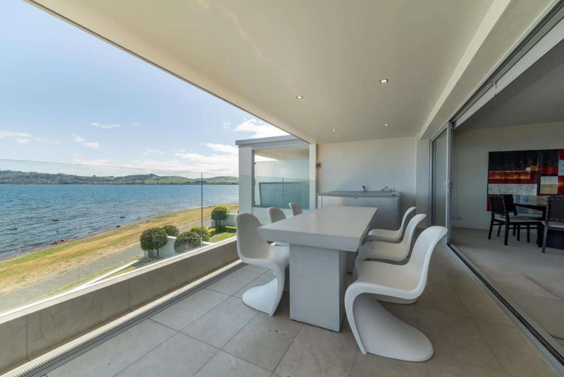 Balcony/Terrace in Sacred Waters Taupo
