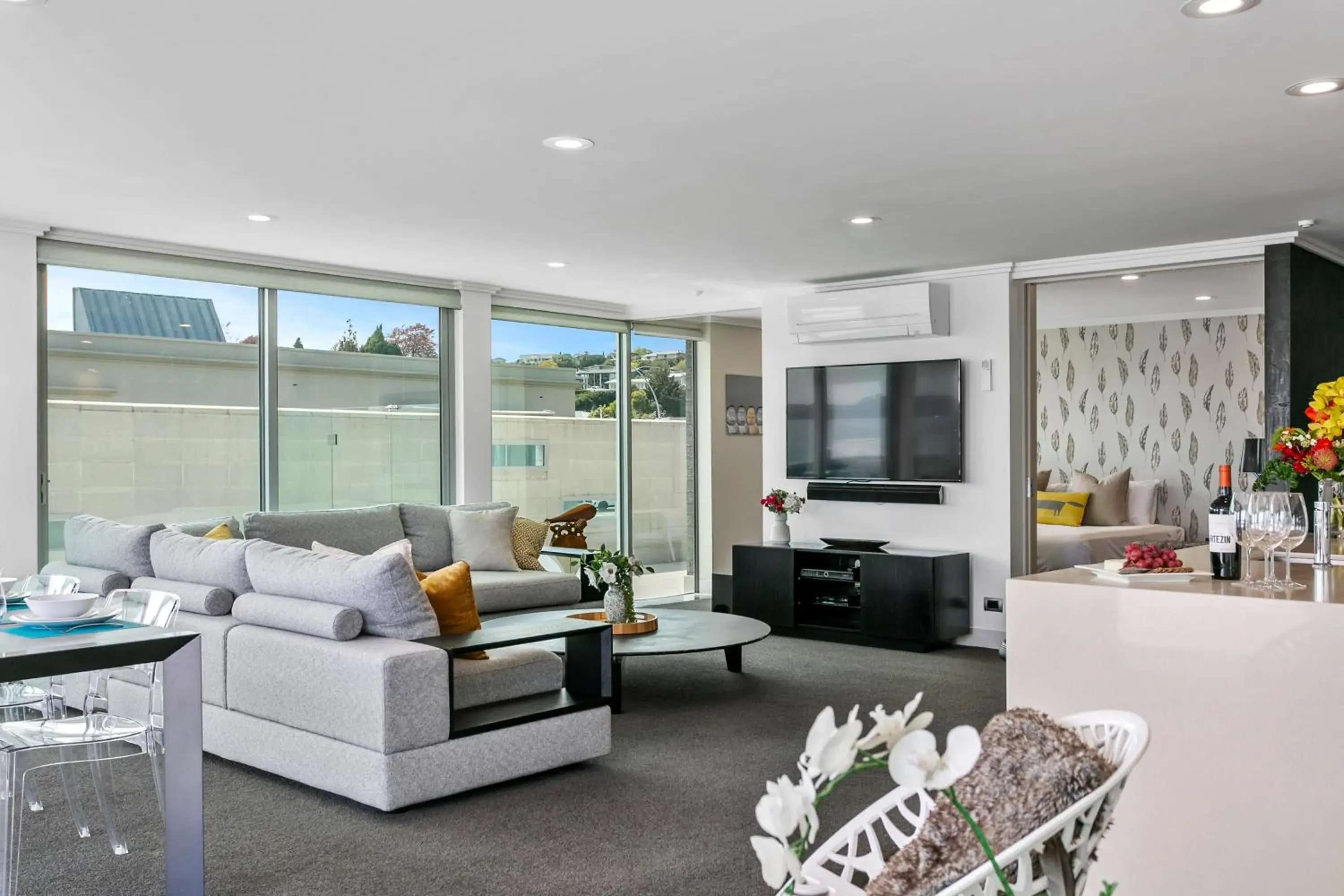 Living room in Sacred Waters Taupo Living room in Sacred Waters Taupo