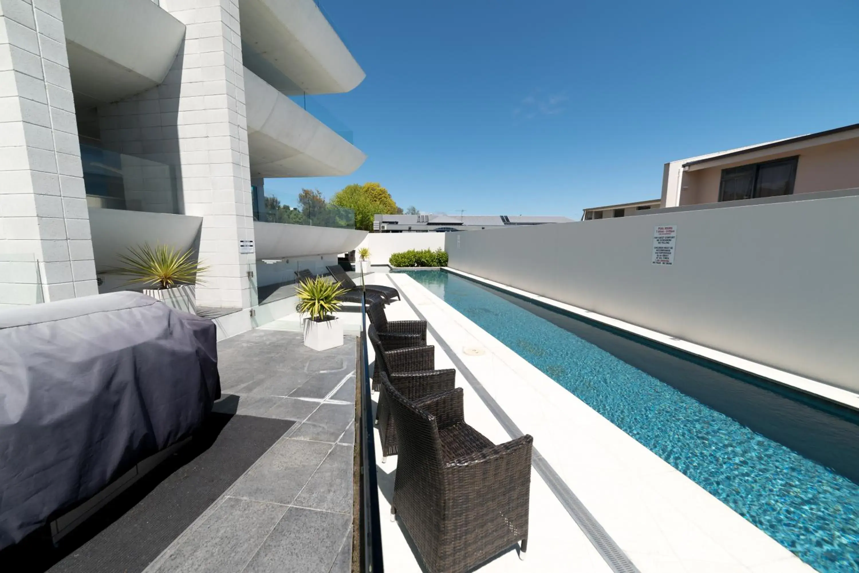 Swimming pool in Sacred Waters Taupo Swimming pool in Sacred Waters Taupo