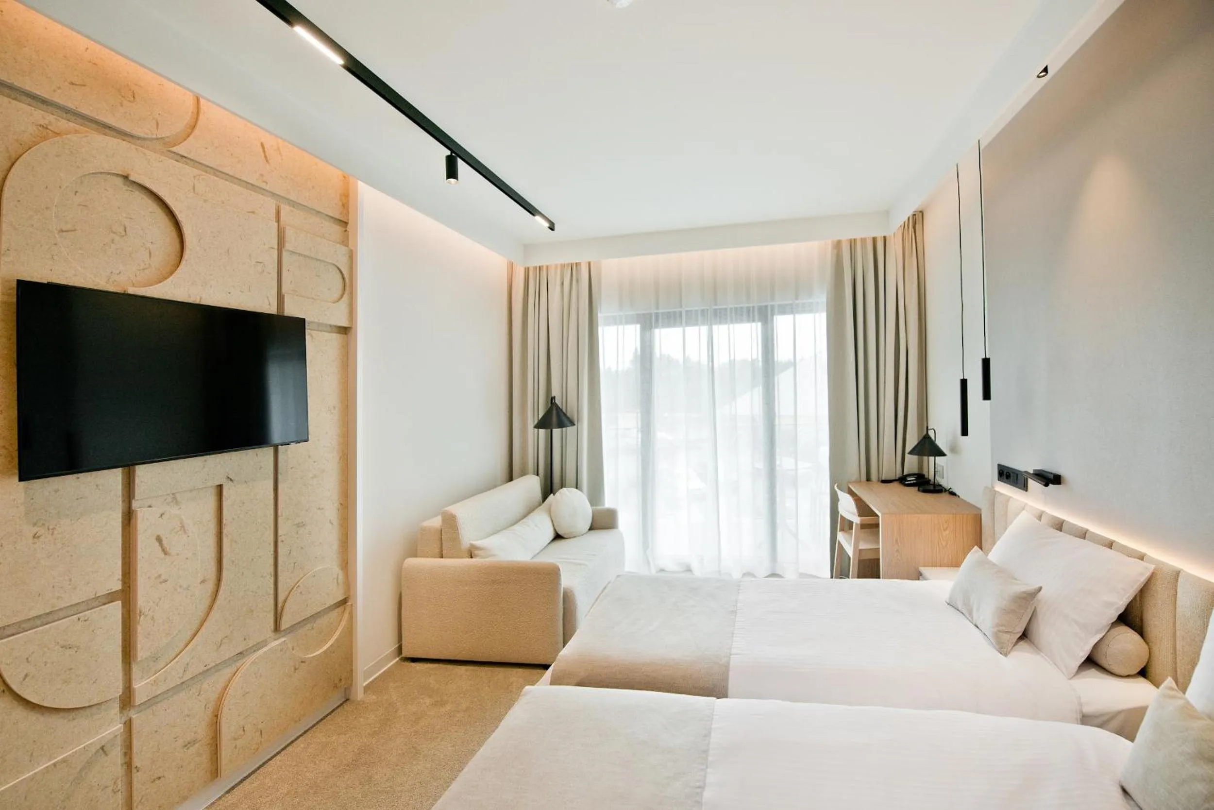 Bed in Hotel Molo Resort