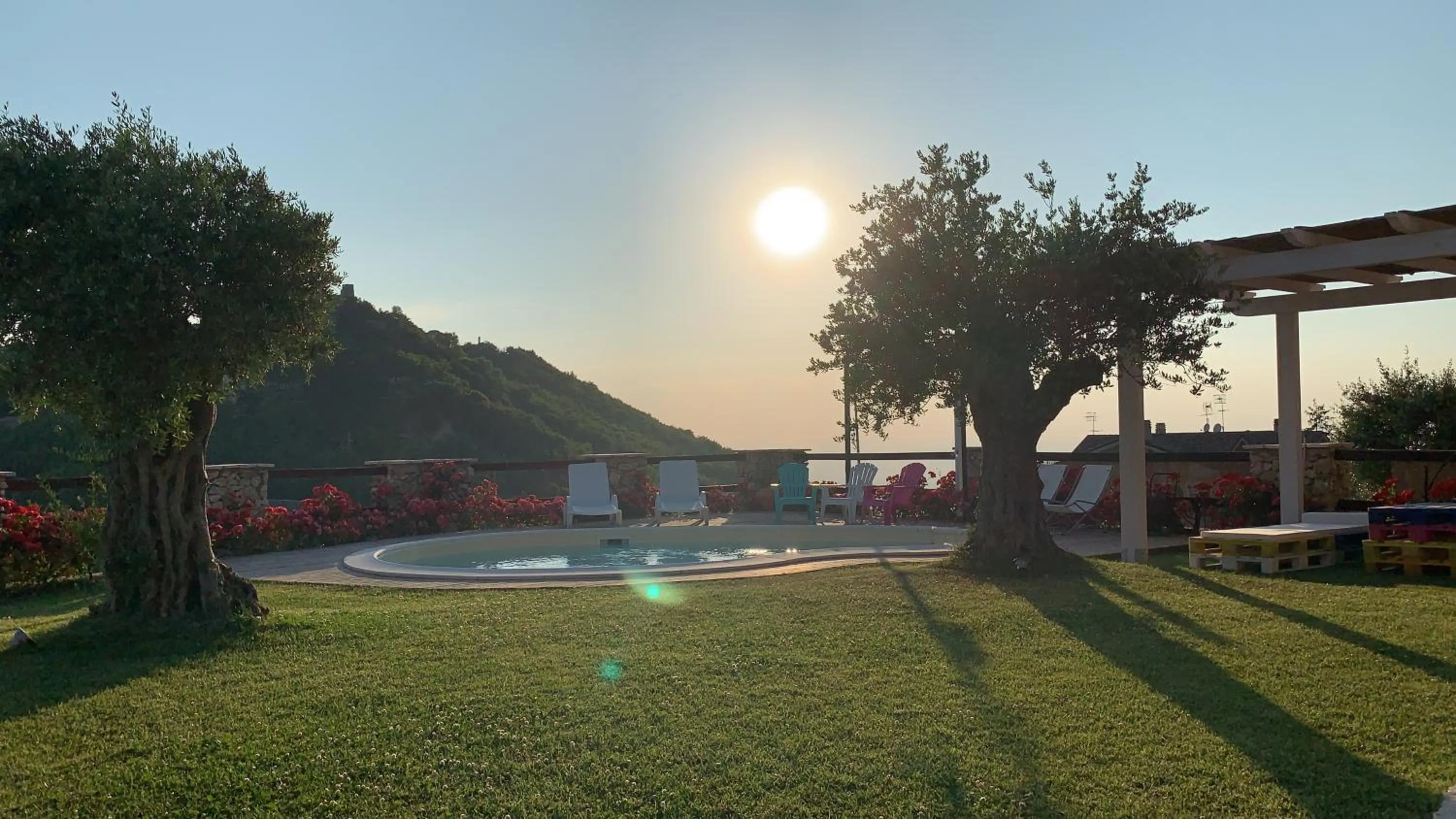 Garden view in B&B I 4 Sentieri