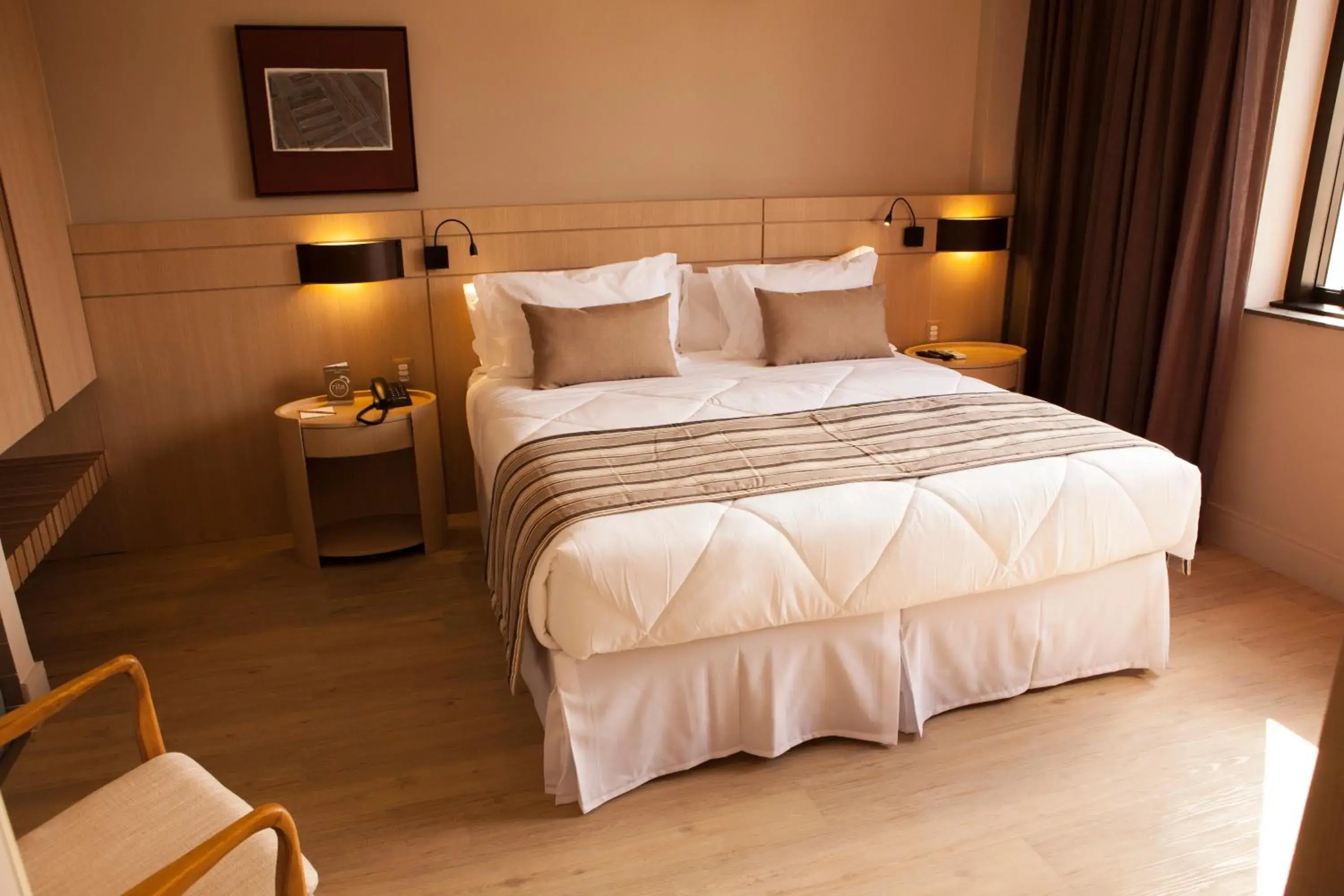 Bed in Ritz Copacabana Hotel Bed in Ritz Copacabana Hotel