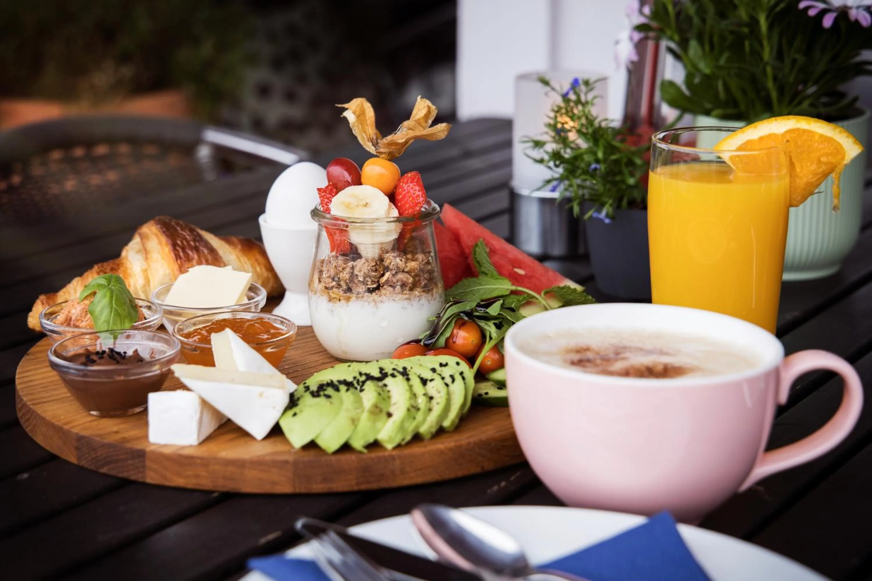 Continental breakfast in Hotel Kleiner Markt
