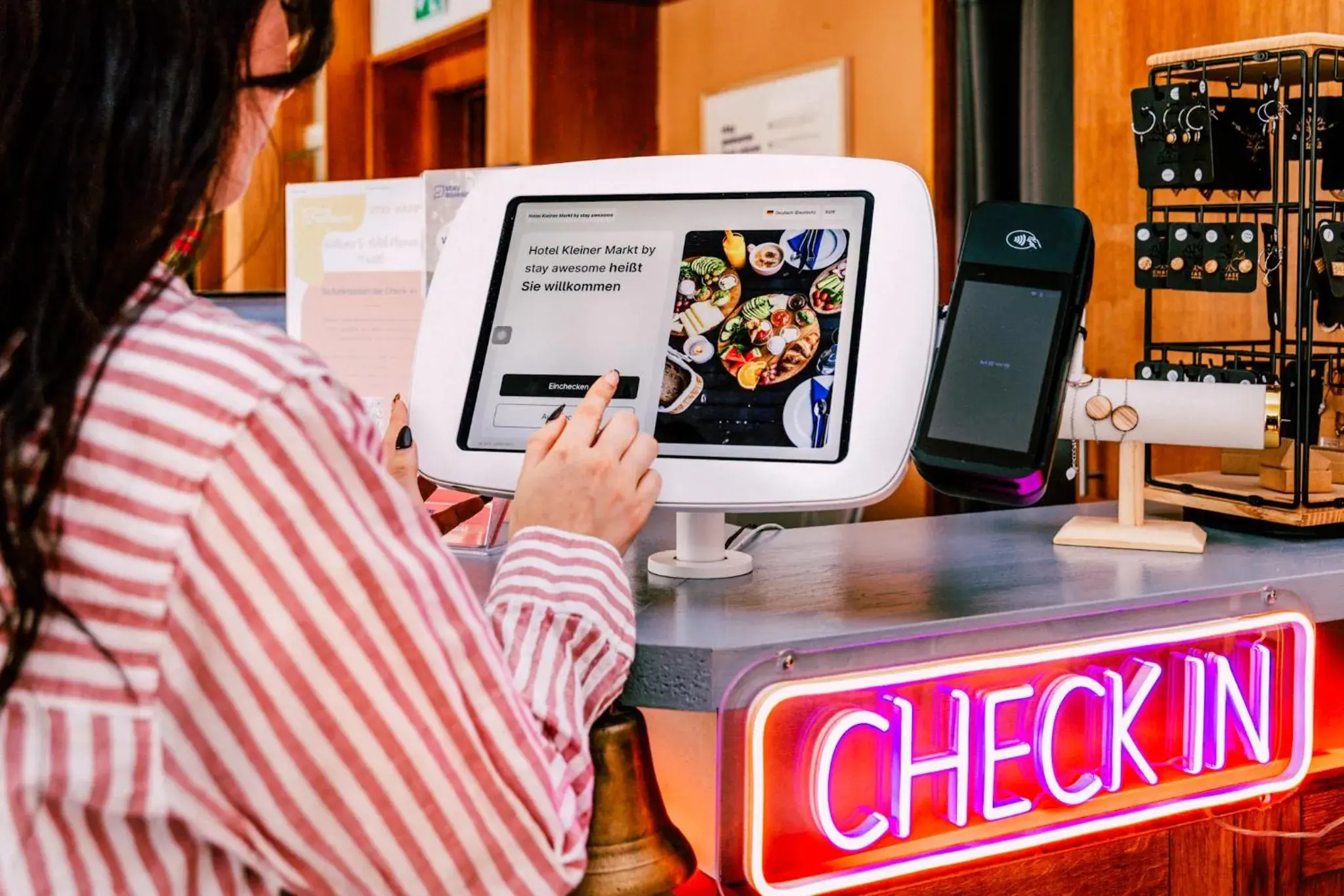 Lobby or reception in Hotel Kleiner Markt Lobby or reception in Hotel Kleiner Markt