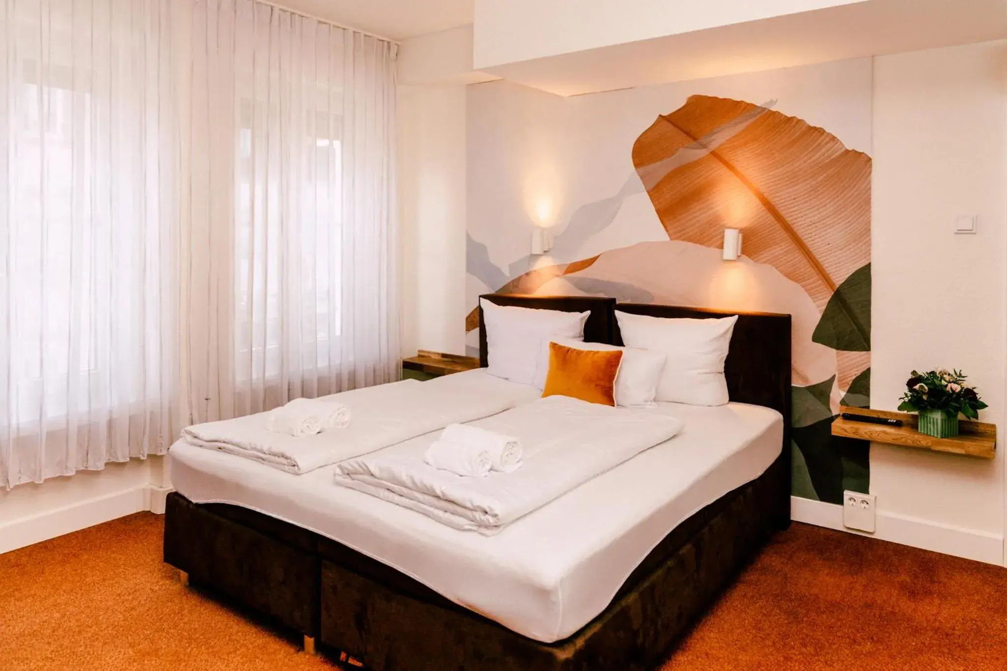 Bed in Hotel Kleiner Markt Bed in Hotel Kleiner Markt