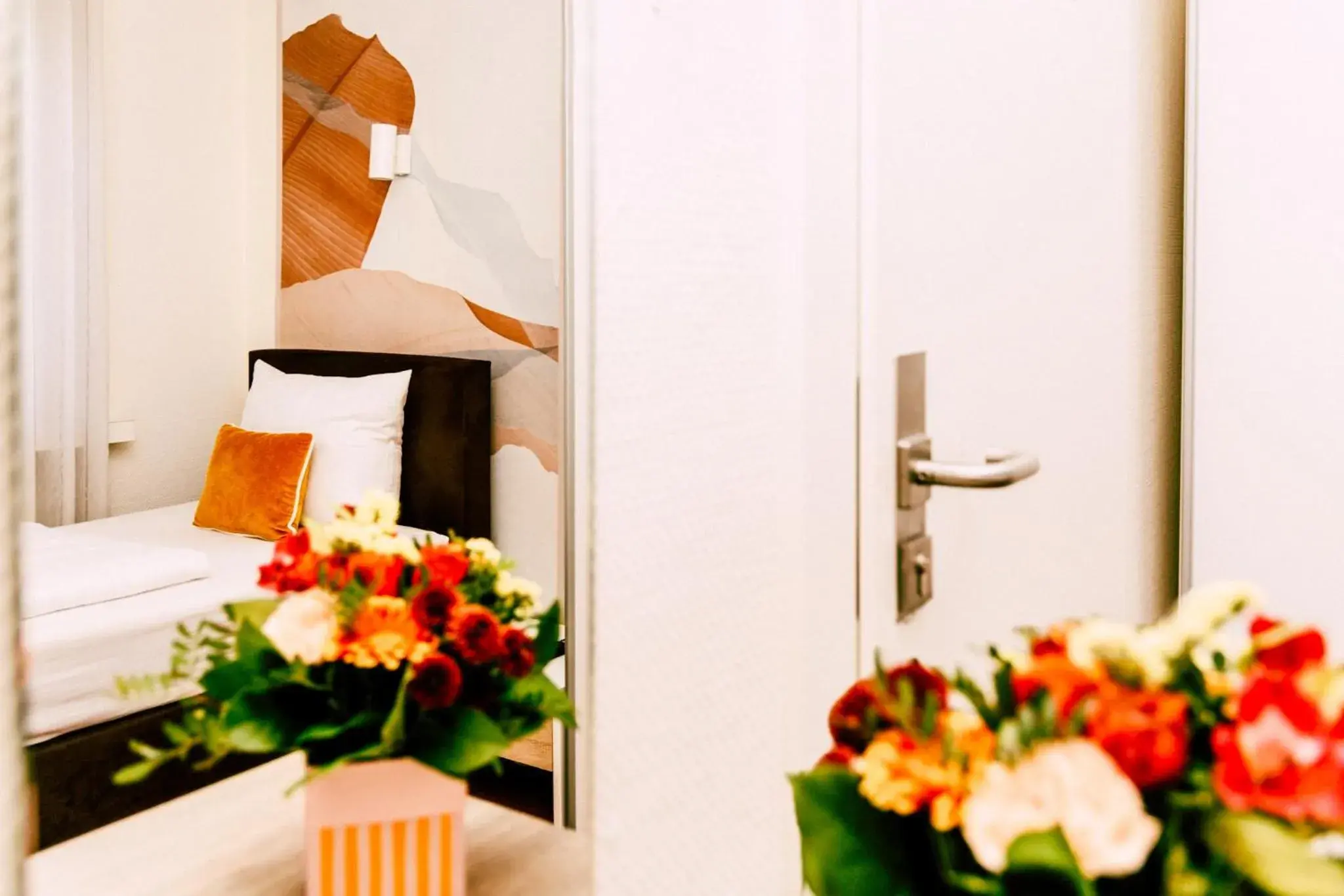 Bed in Hotel Kleiner Markt Bed in Hotel Kleiner Markt