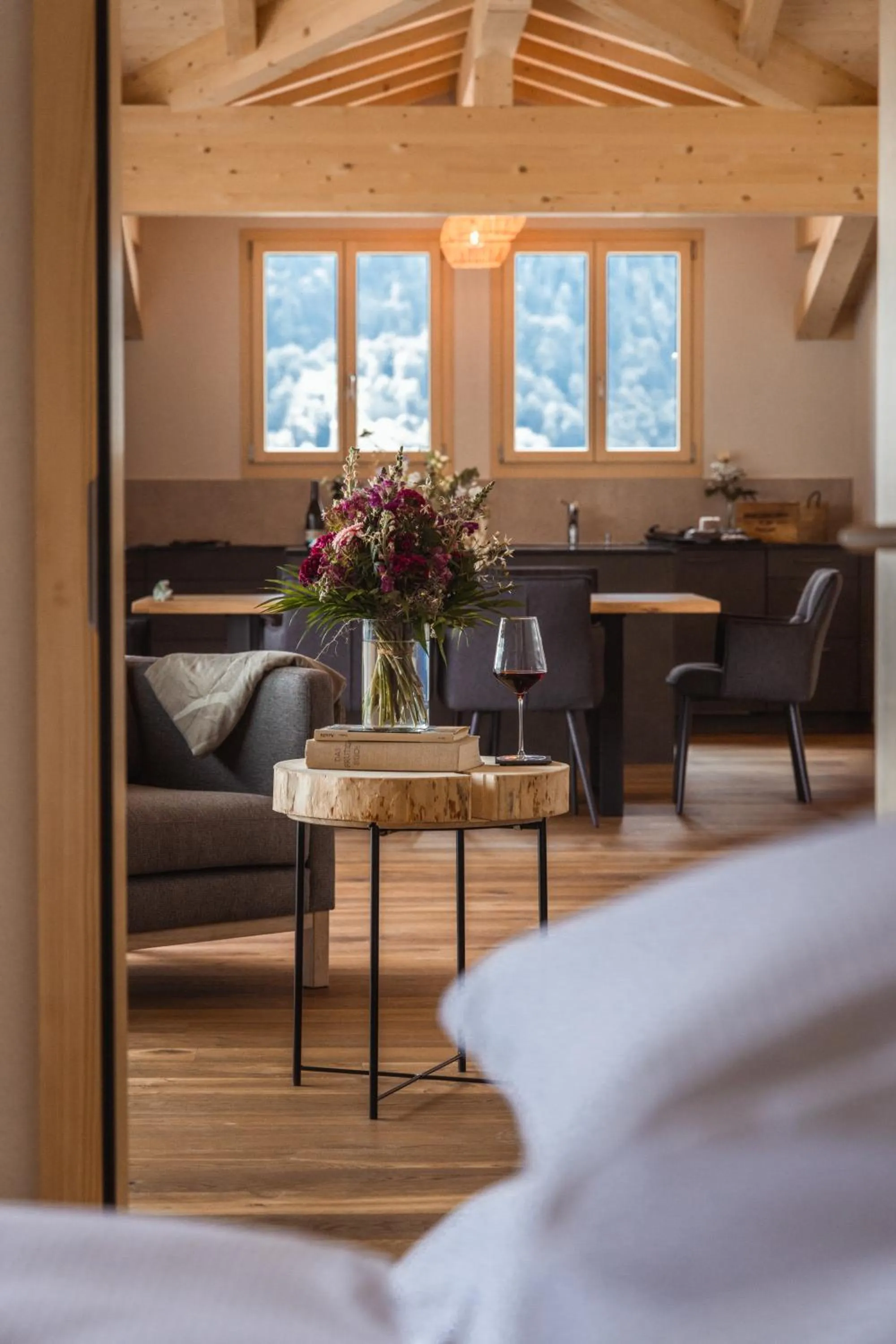 Bed in Bergblick Lodge - 3 Sterne Garni - Neueröffnung