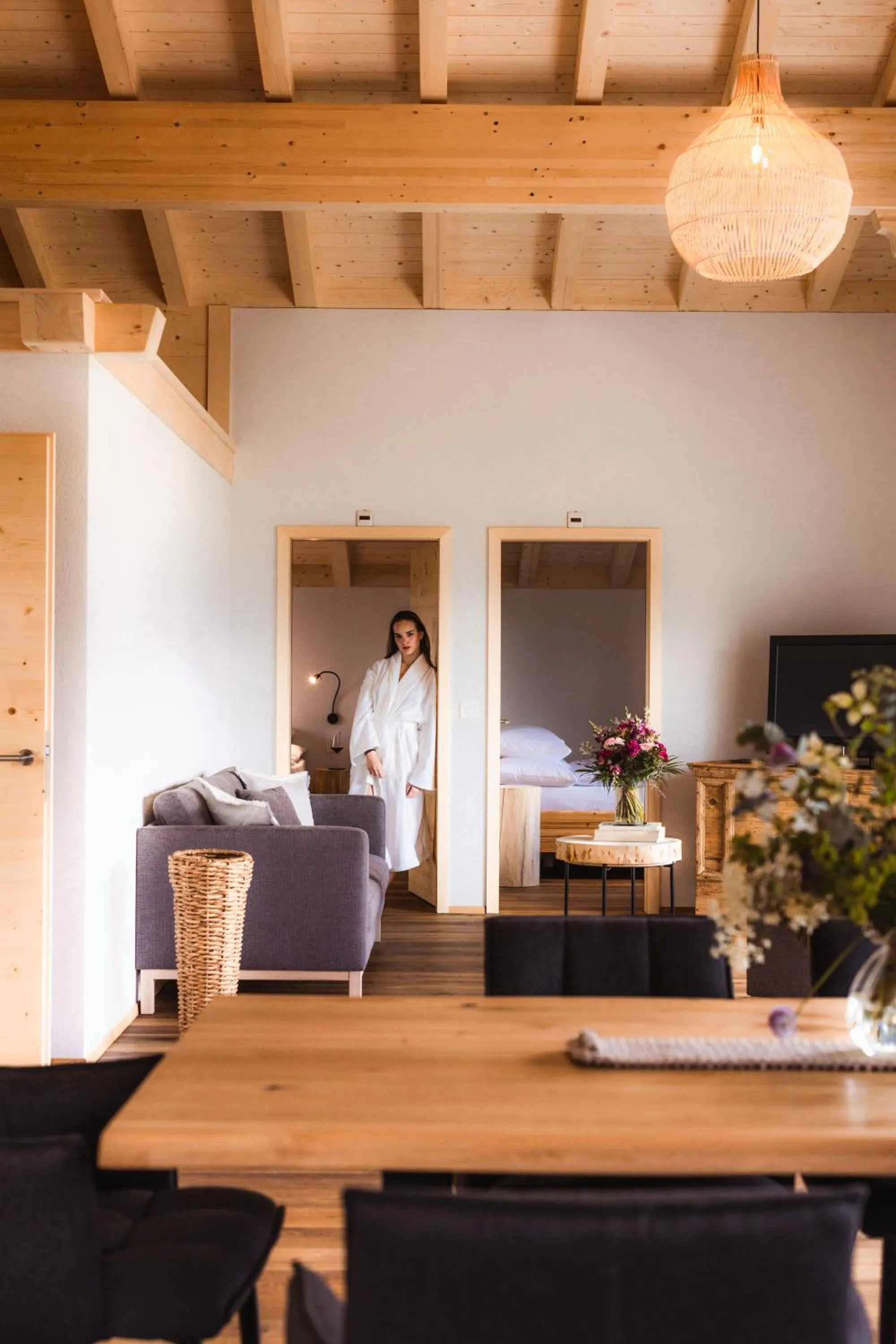 Living room in Bergblick Lodge - 3 Sterne Garni - Neueröffnung