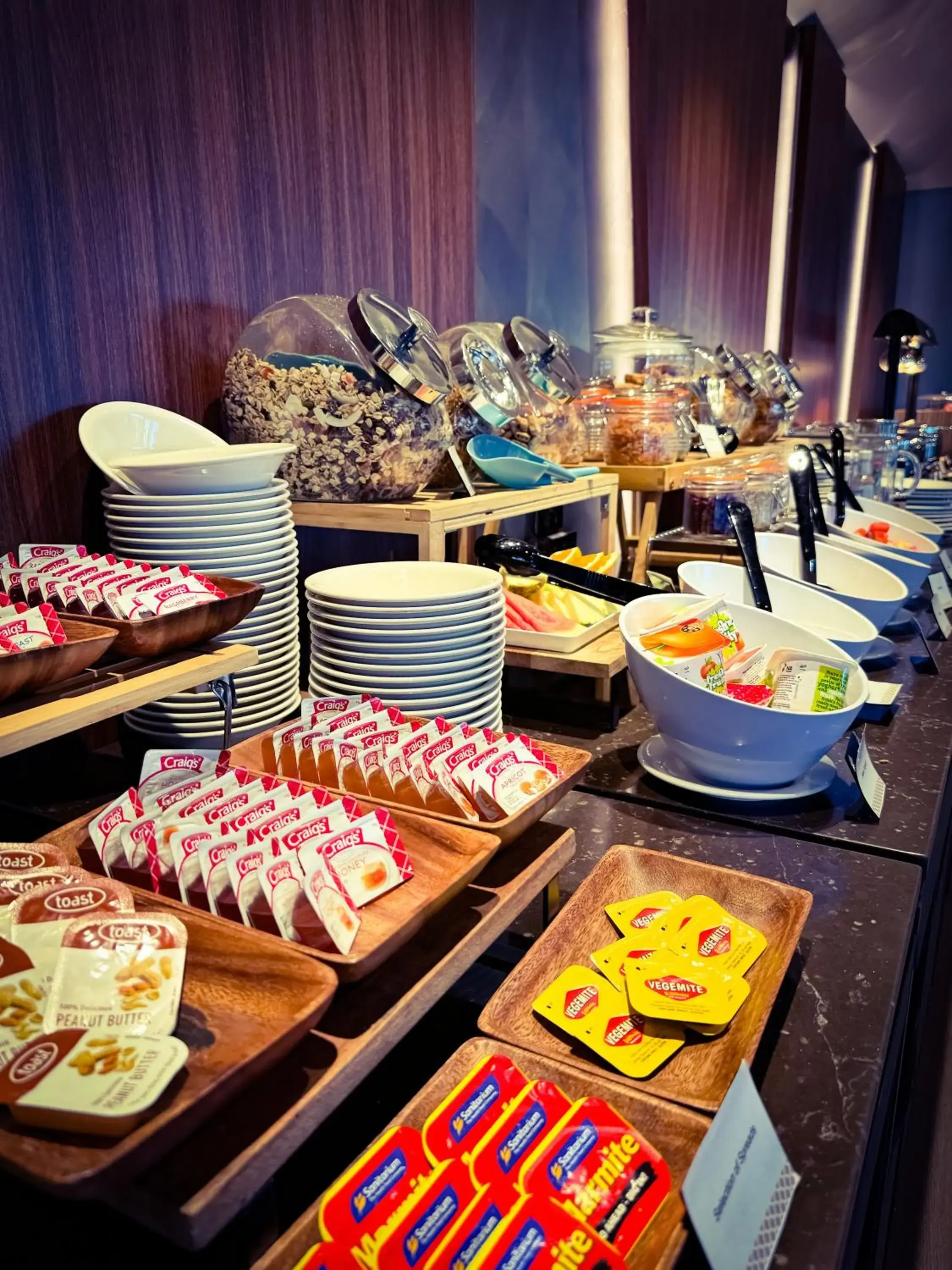 Breakfast in JetPark Hamilton Airport New Zealand Breakfast in JetPark Hamilton Airport New Zealand