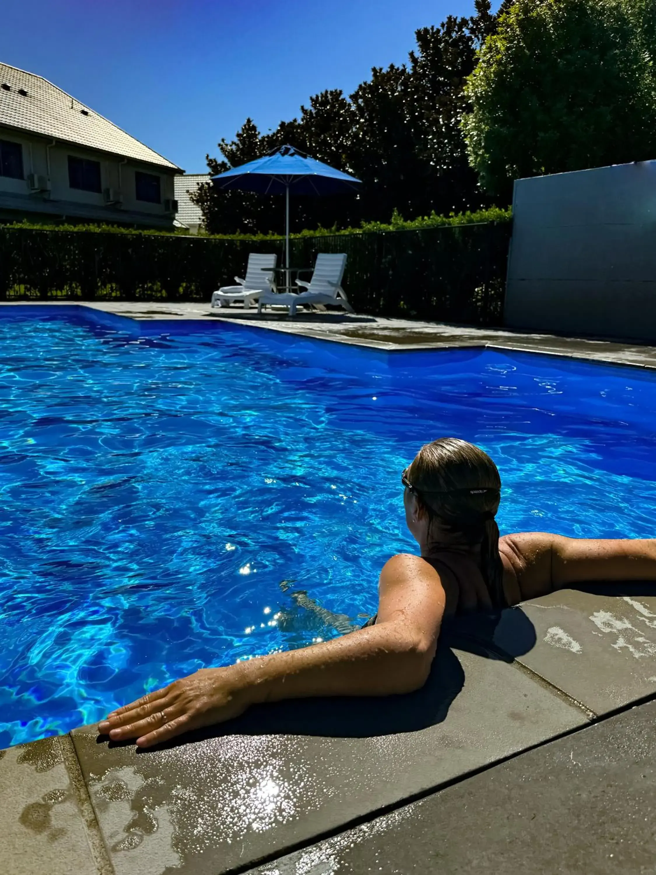 Swimming pool in JetPark Hamilton Airport New Zealand Swimming pool in JetPark Hamilton Airport New Zealand